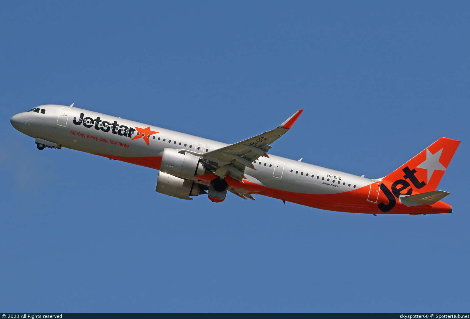 Photo of VH-OFQ - Airbus A321-251NX operated by Jetstar Airways