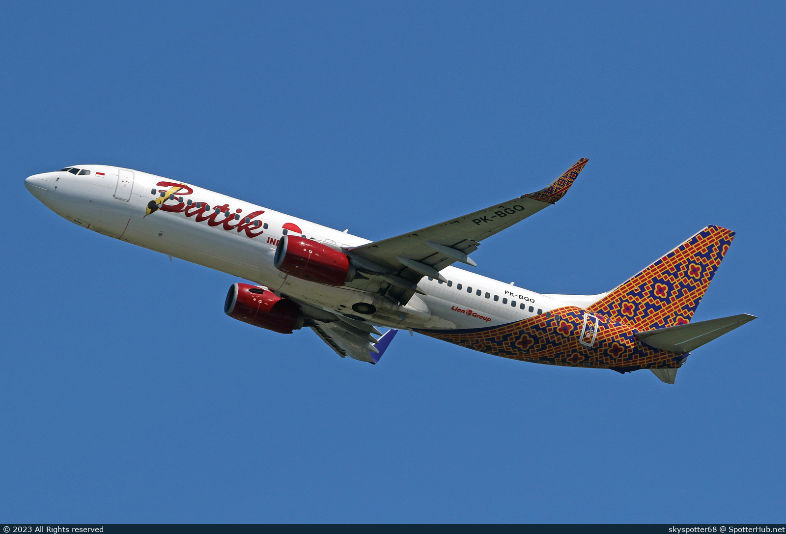 Photo of PK-BGQ - Boeing 737-86N operated by Batik Air