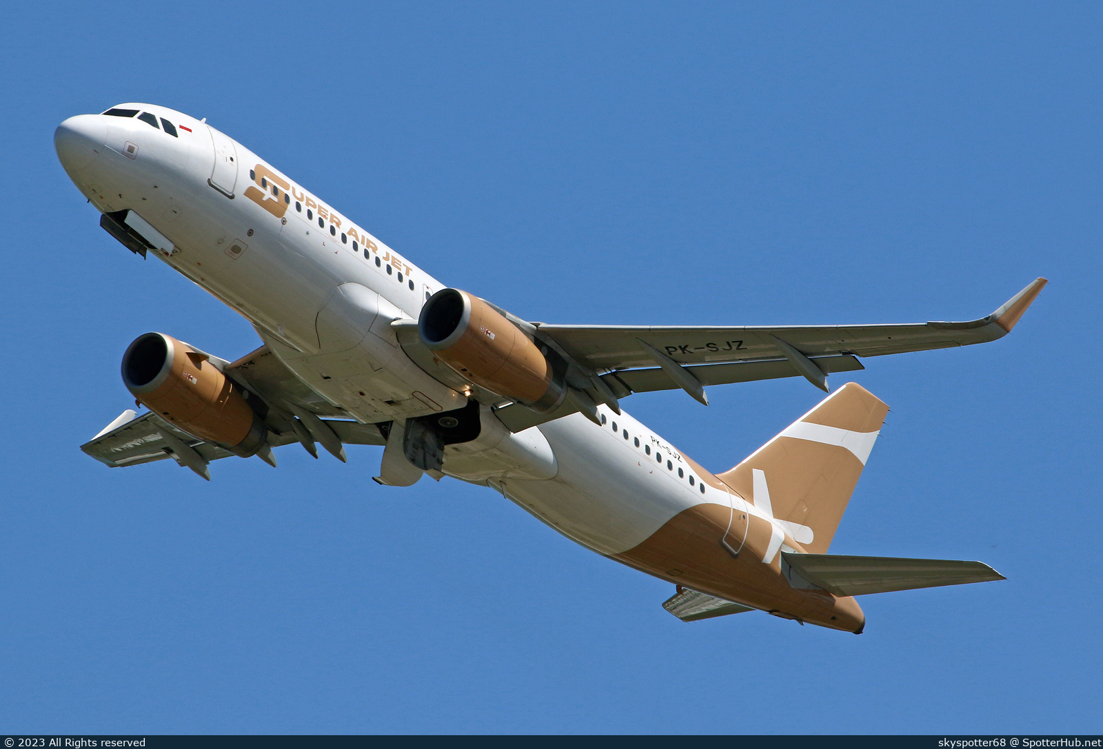 Photo of PK-SJZ - Airbus A320-232 operated by Super Air Jet
