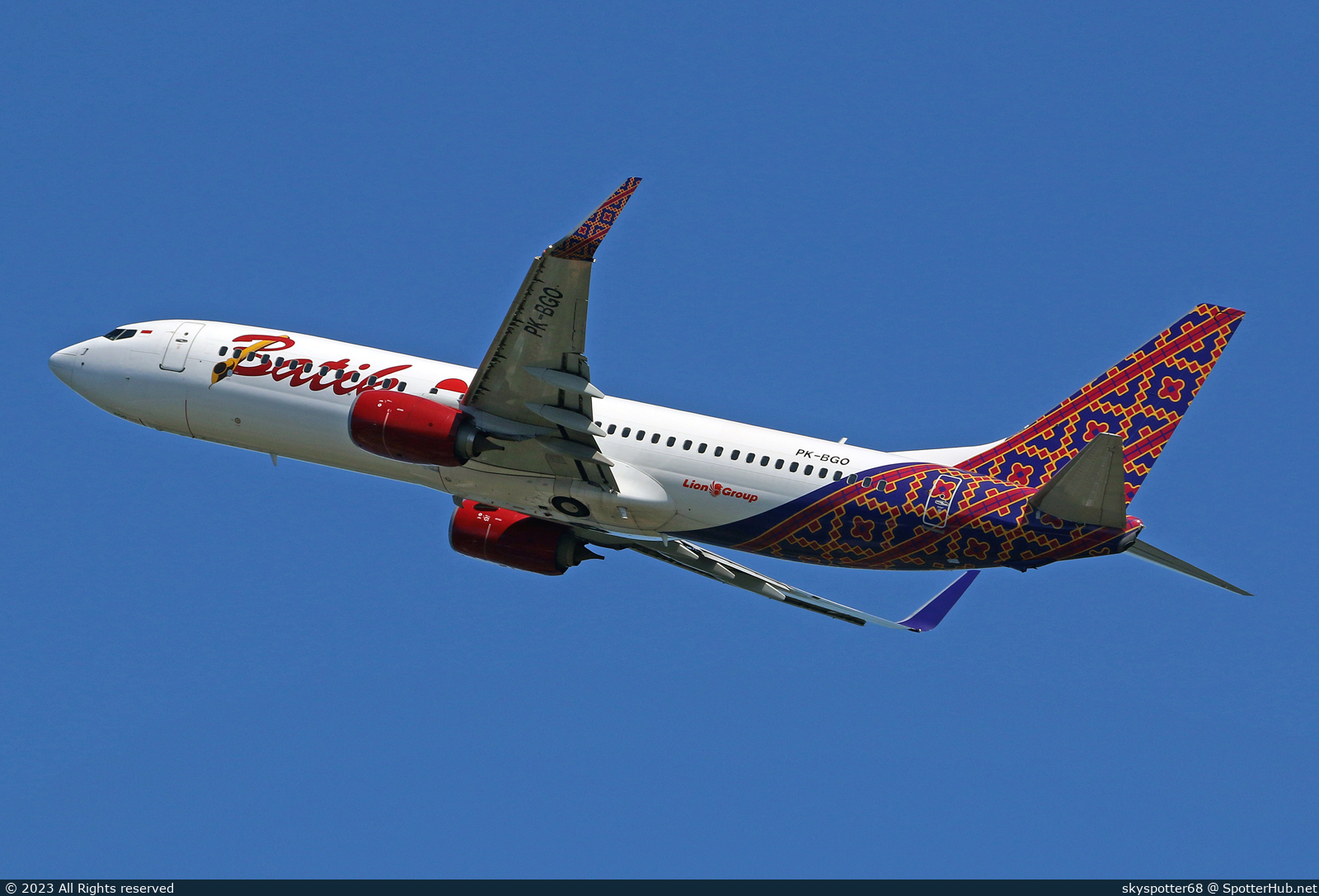 Photo of PK-BGO - Boeing 737-8U3 operated by Batik Air