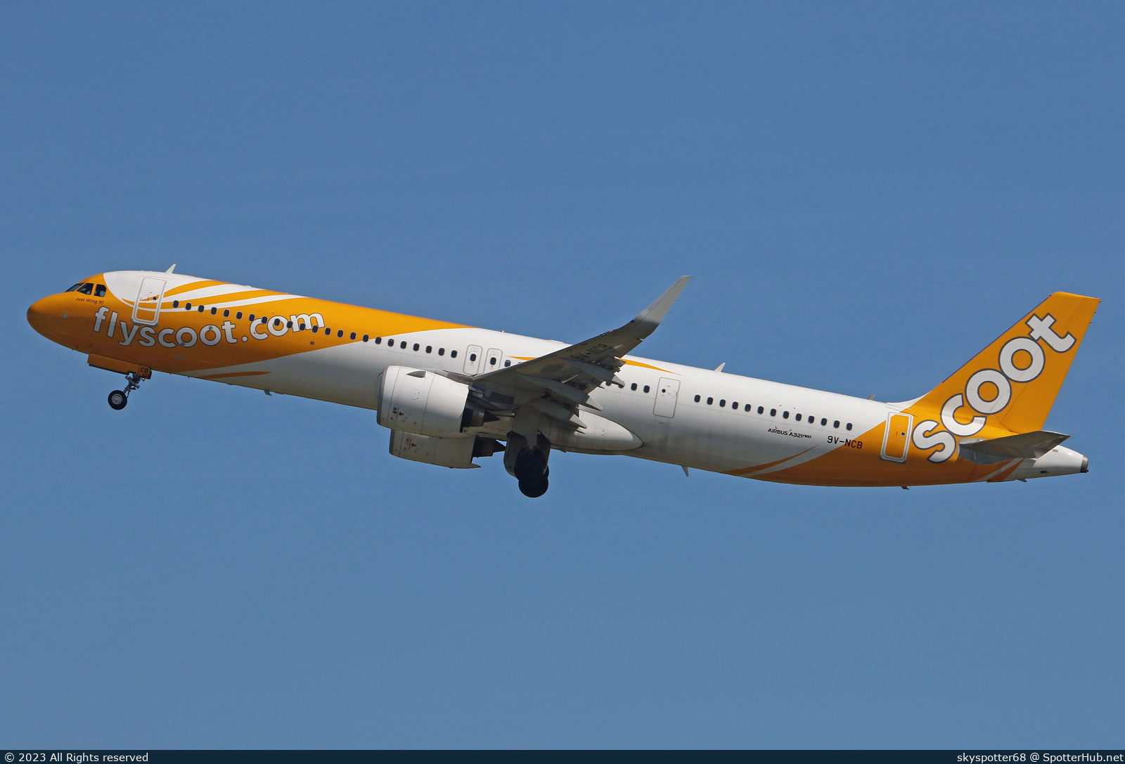 Photo of 9V-NCB - Airbus A321-271NX operated by Scoot