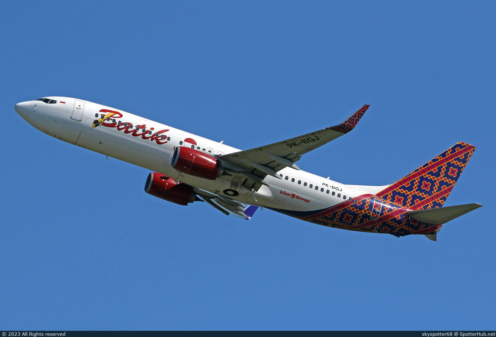 Photo of PK-BGJ - Boeing 737-8U3 operated by Batik Air