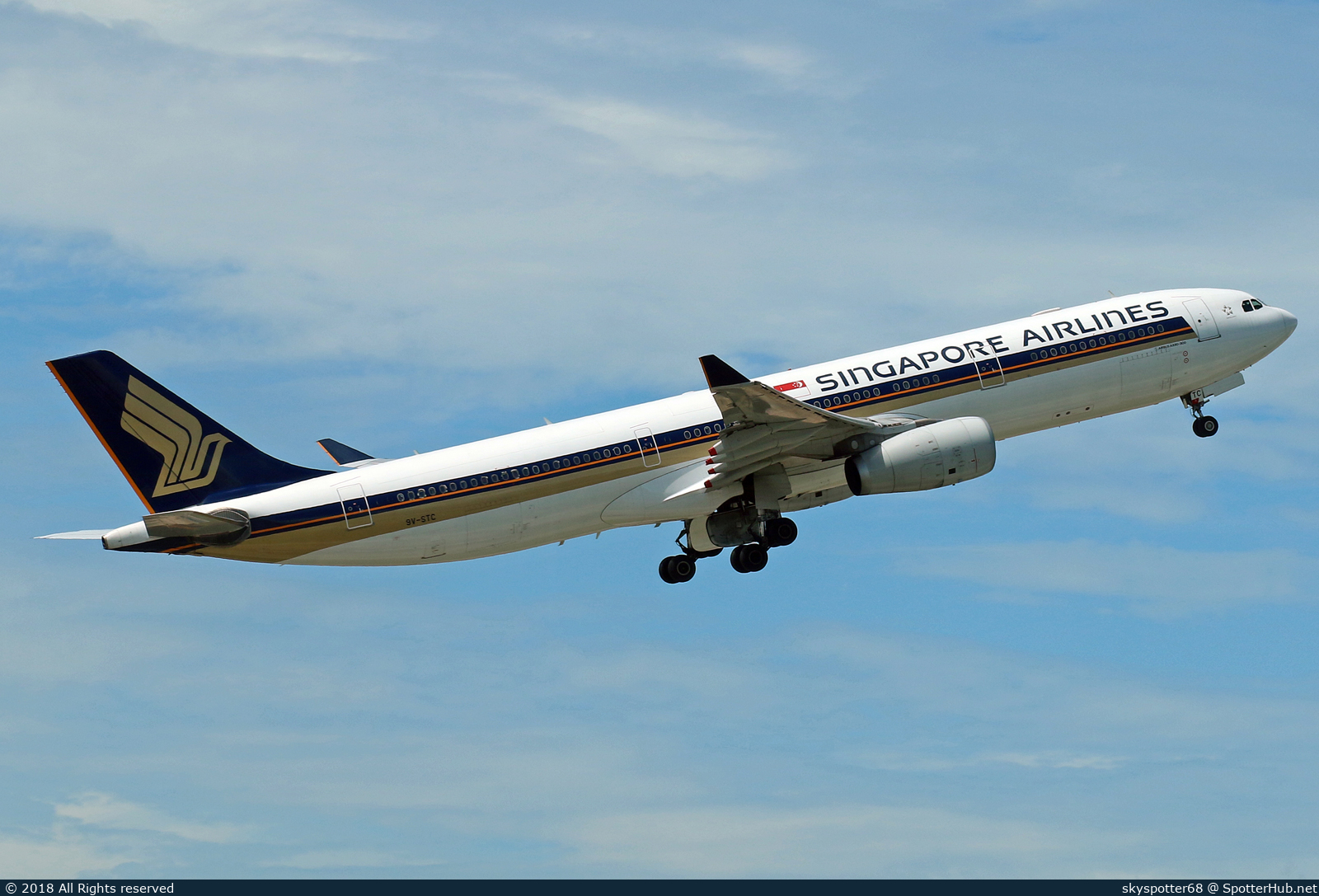 Photo of 9V-STC - Airbus A330-343 operated by Singapore Airlines