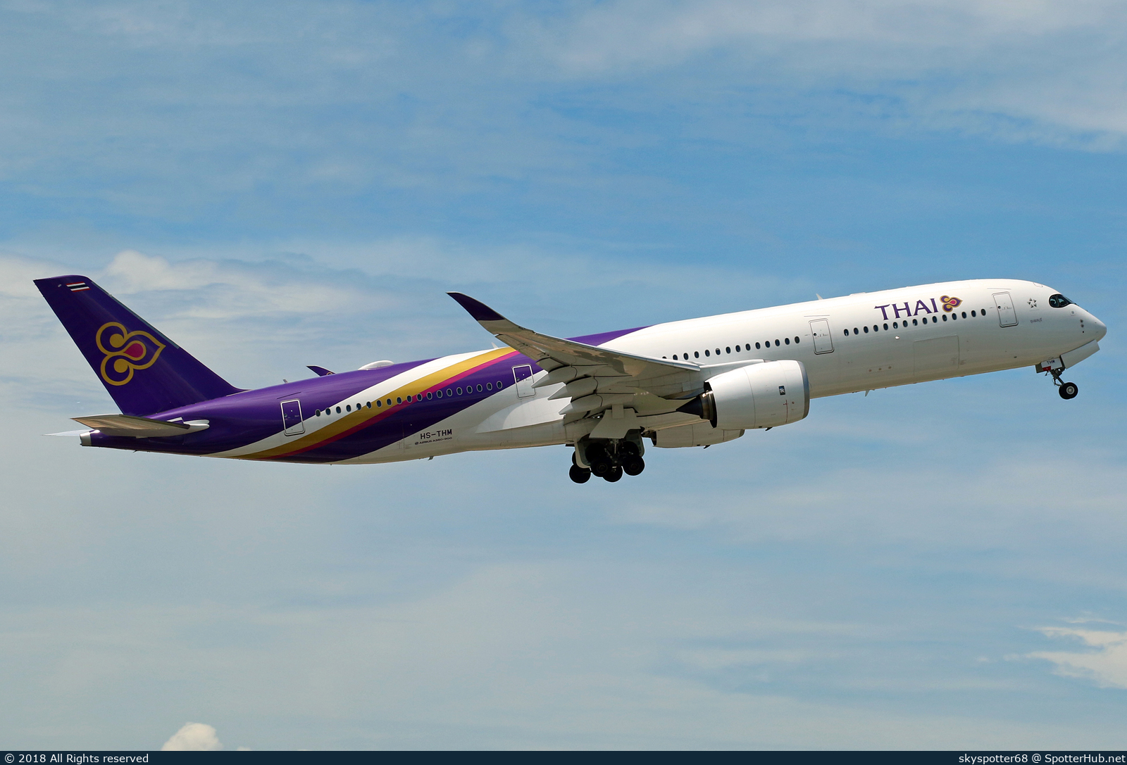 Photo of HS-THM - Airbus A350-941 operated by Thai Airways International
