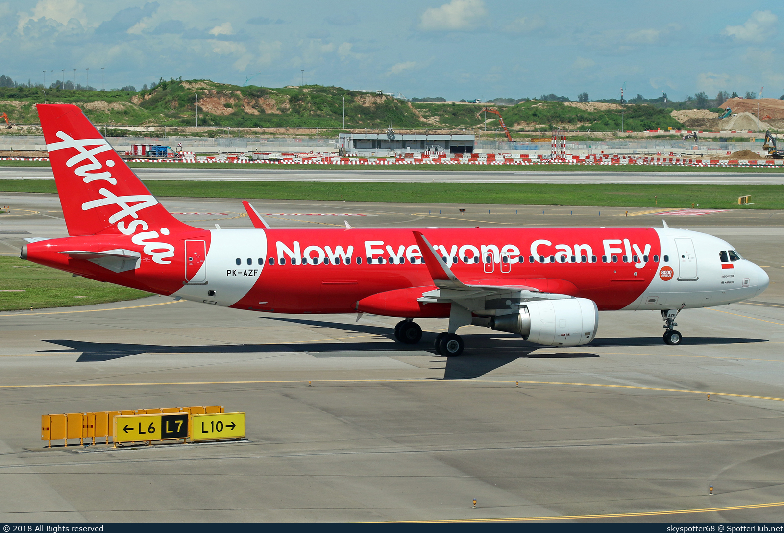 Photo of PK-AZF - Airbus A320-216 operated by Indonesia AirAsia