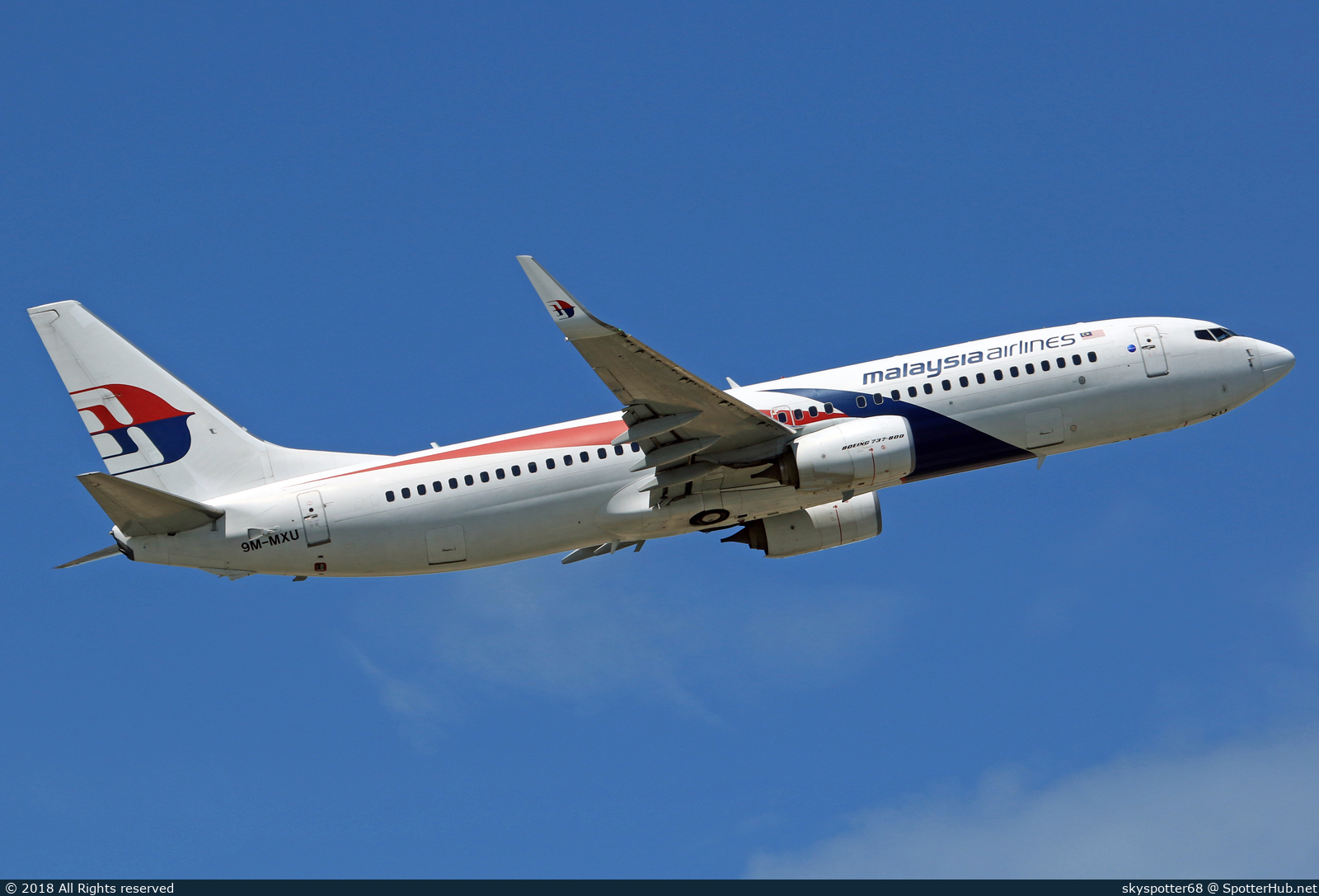 Photo of 9M-MXU - Boeing 737-8H6 operated by Malaysia Airlines