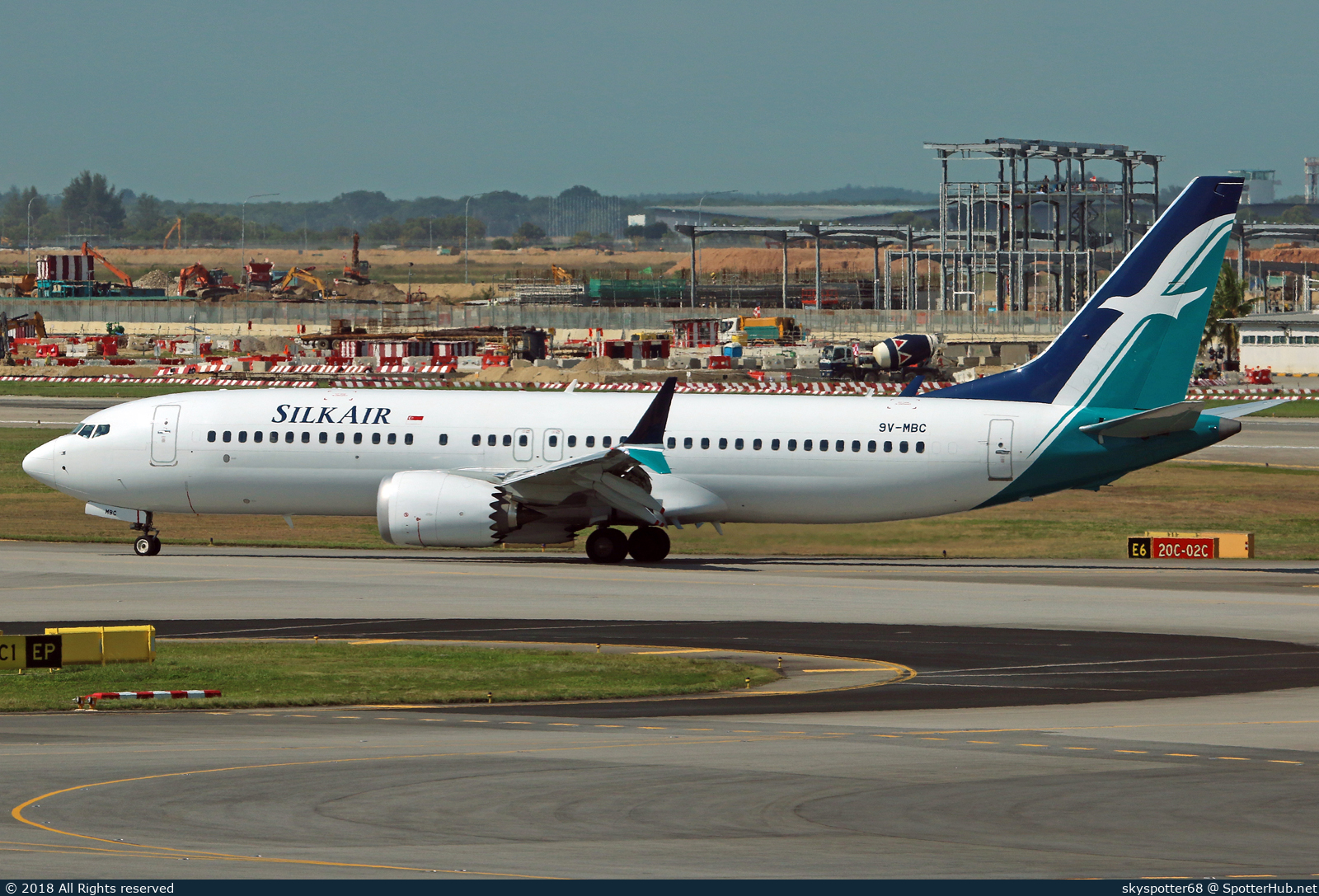 Photo of 9V-MBC - Boeing 737 MAX 8 operated by SilkAir