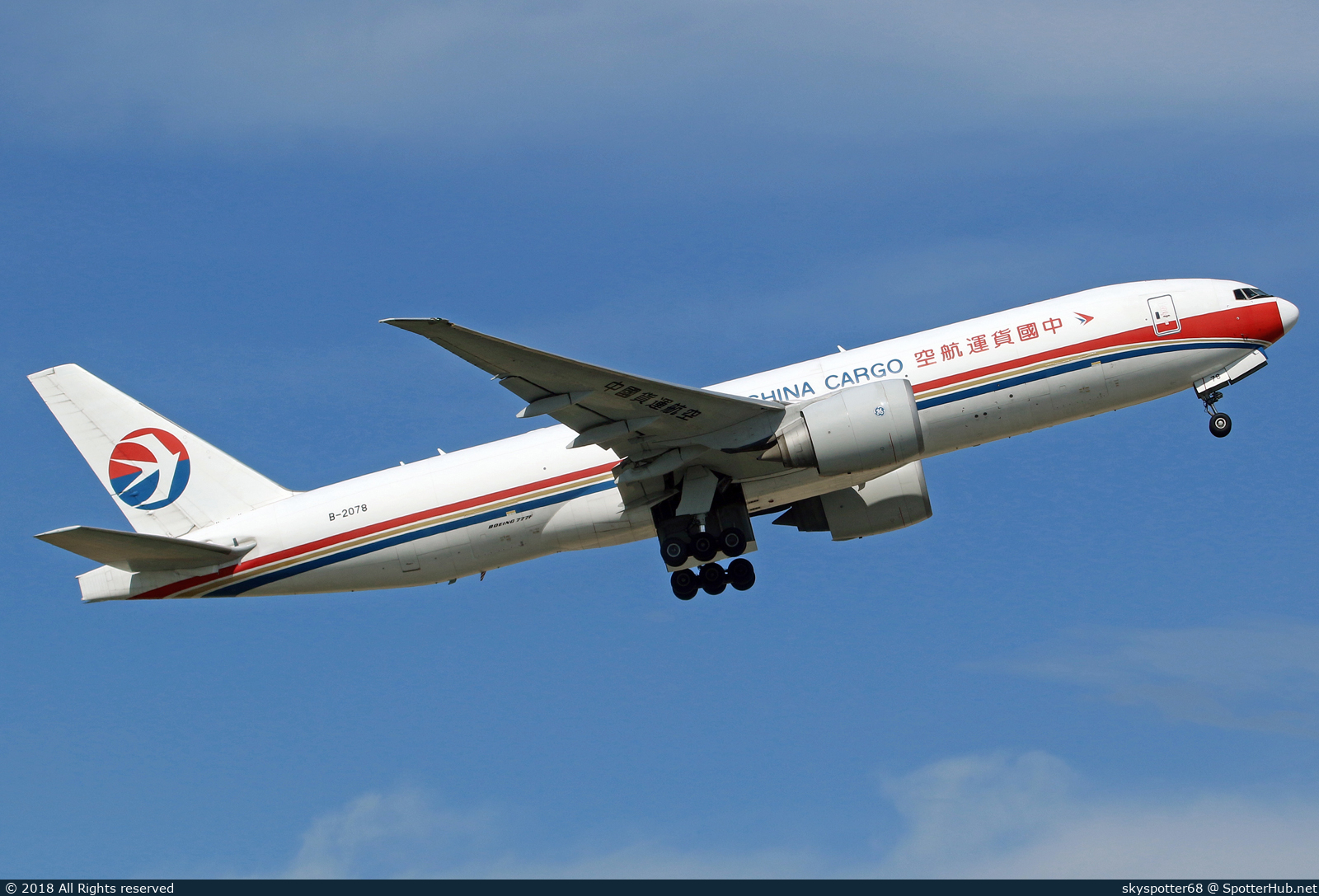 Photo of B-2078 - Boeing 777-F6N operated by China Cargo Airlines