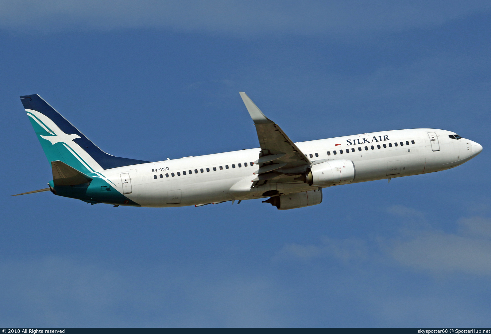 Photo of 9V-MGD - Boeing 737-8SA operated by SilkAir