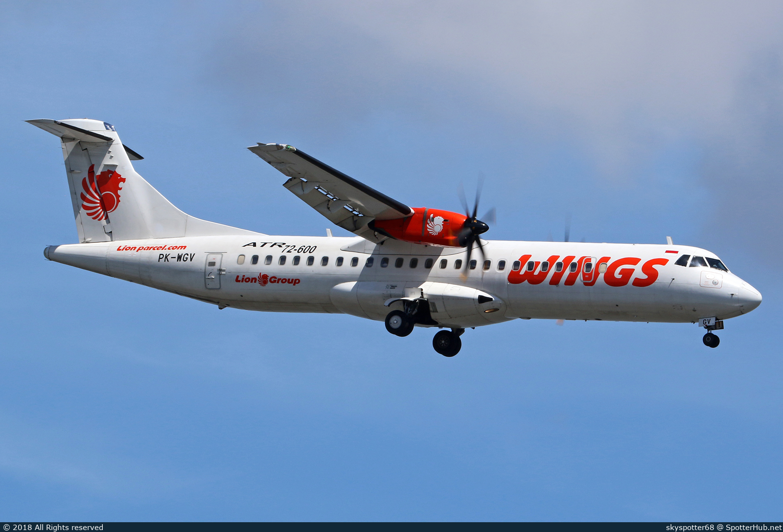 Photo of PK-WGV - ATR 72-600 operated by Wings Air