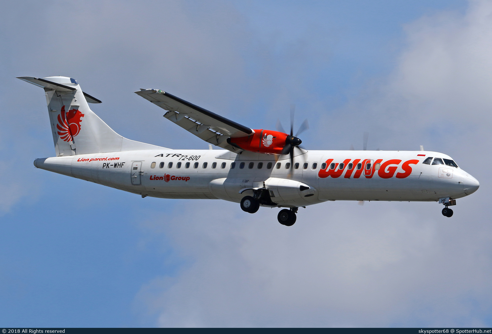 Photo of PK-WHF - ATR 72-600 operated by Wings Air