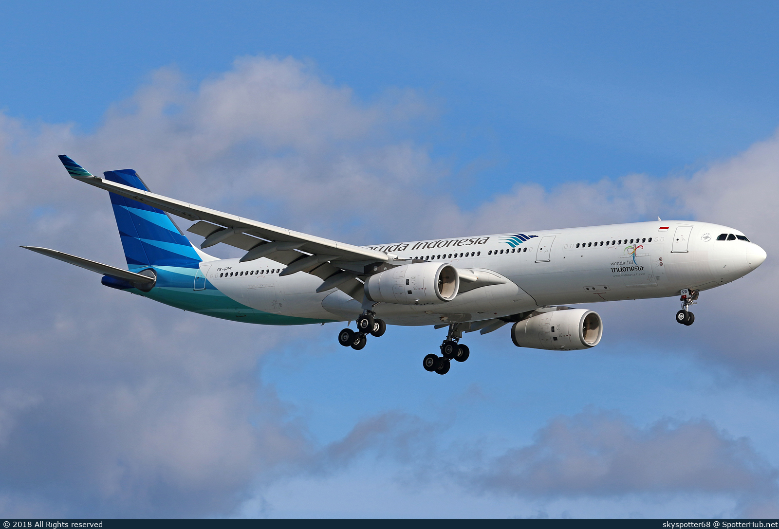 Photo of PK-GPR - Airbus A330-343 operated by Garuda Indonesia