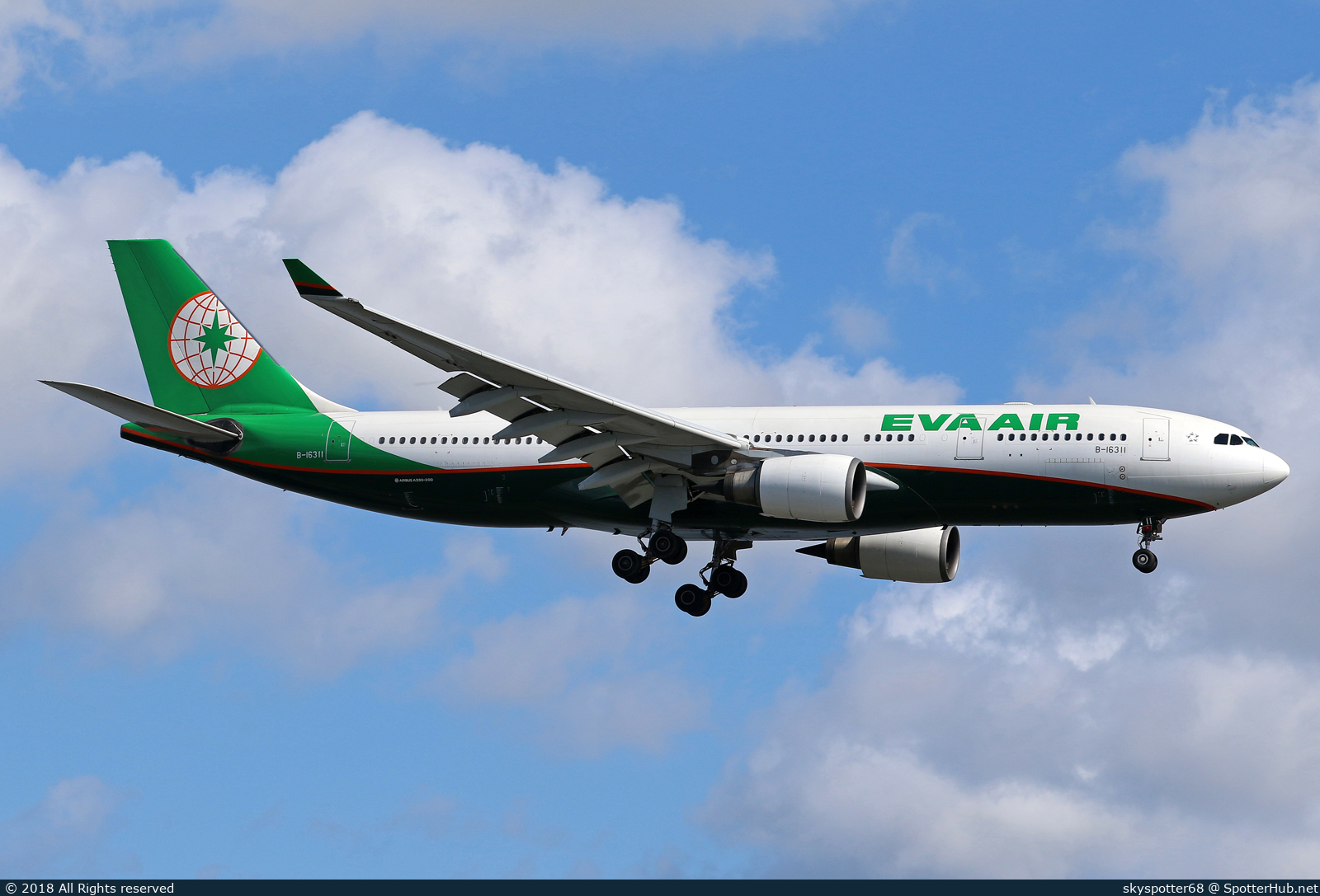 Photo of B-16311 - Airbus A330-203 operated by EVA Air