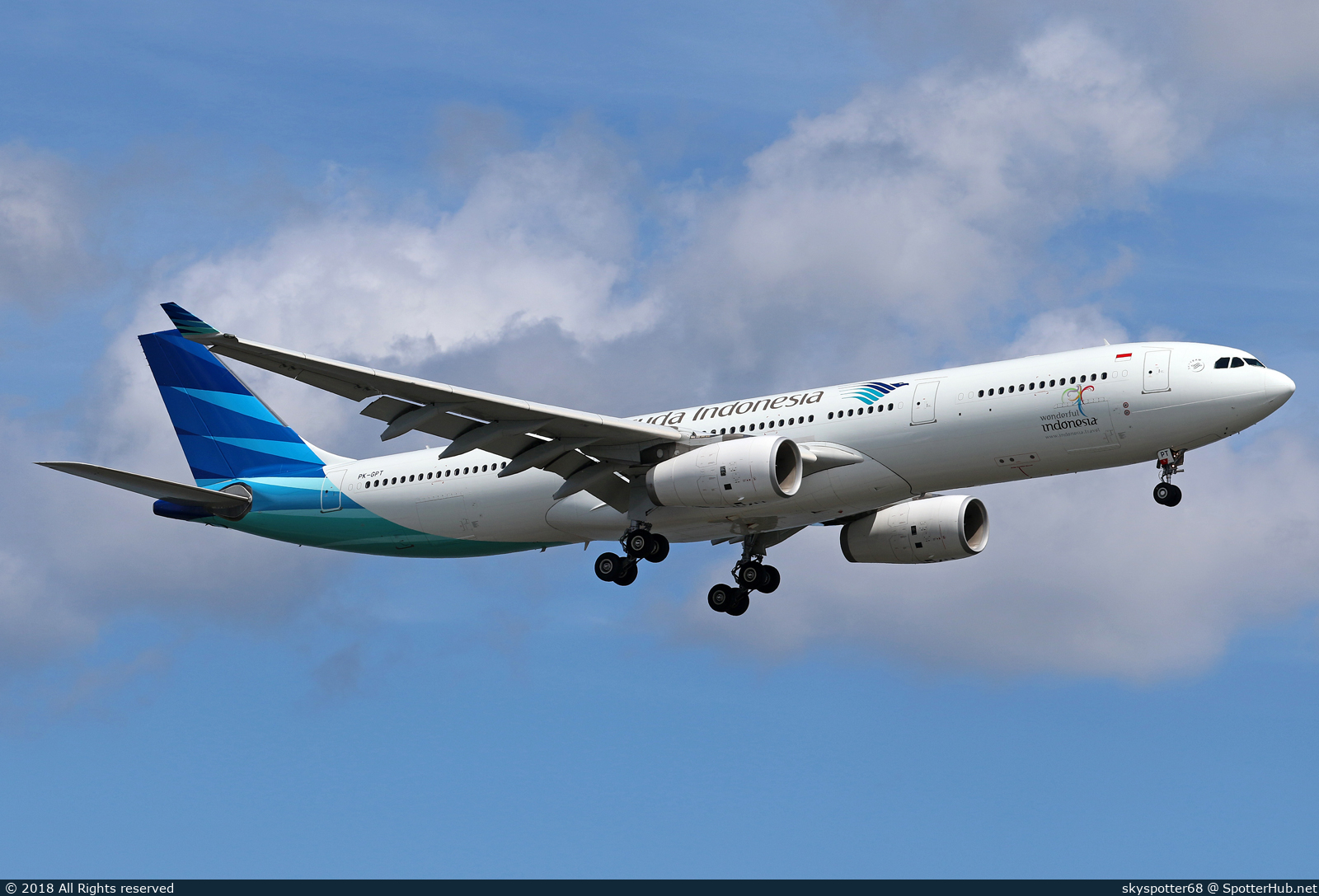 Photo of PK-GPT - Airbus A330-343 operated by Garuda Indonesia