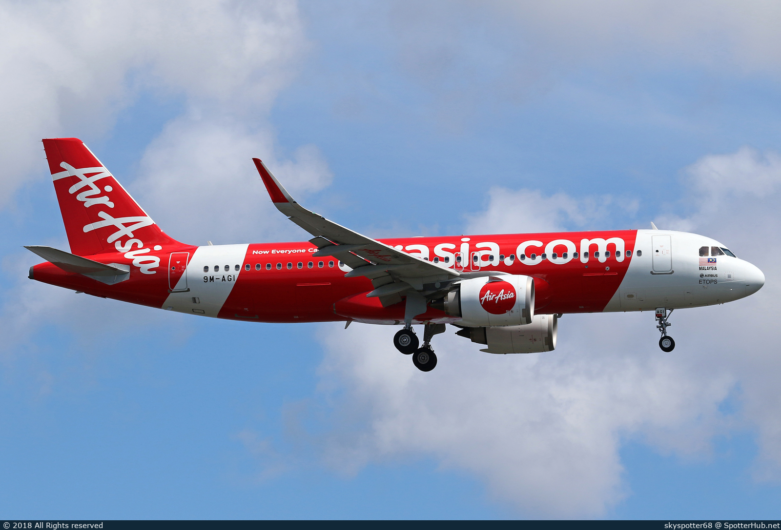 Photo of 9M-AGI - Airbus A320-251N operated by AirAsia