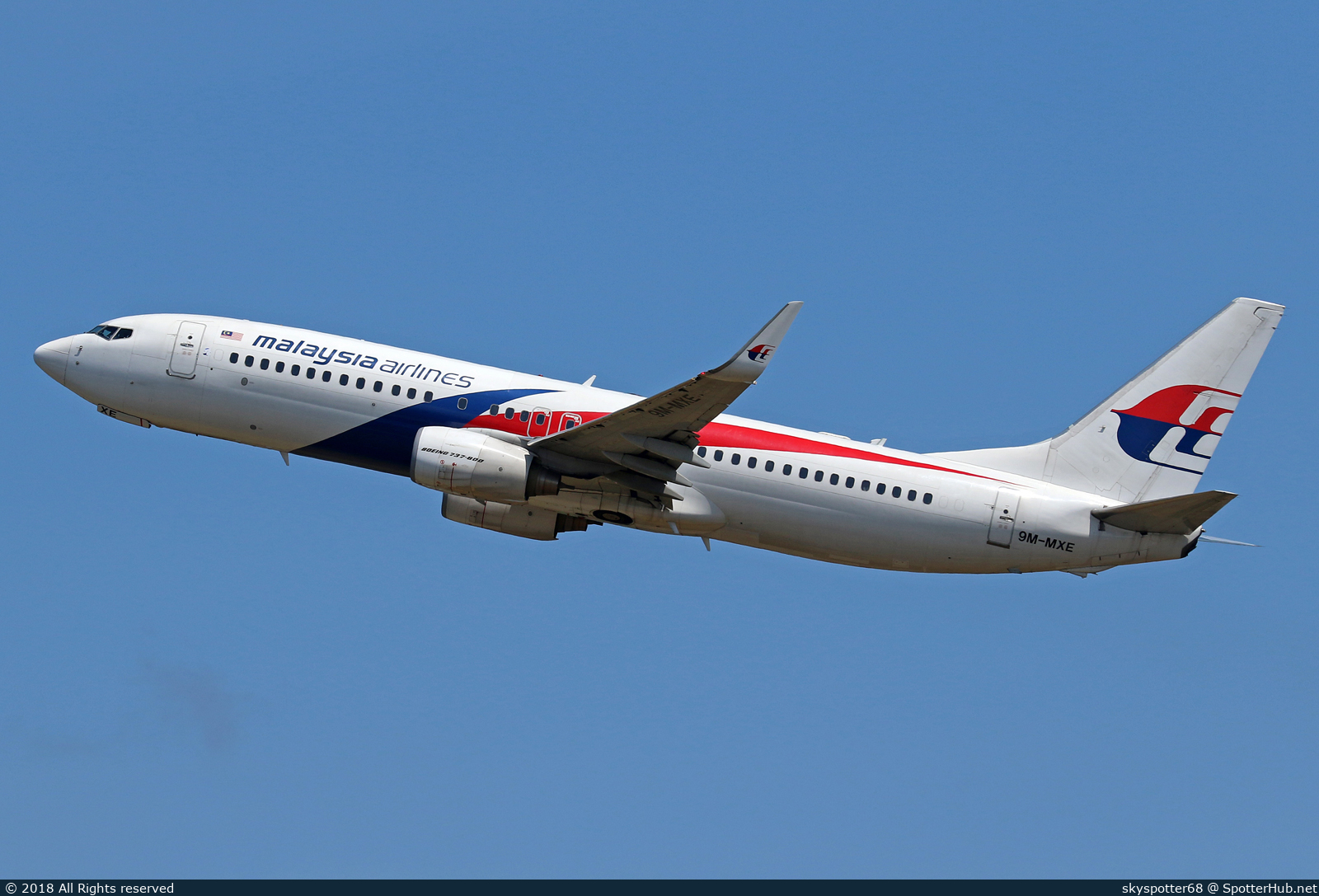 Photo of 9M-MXE - Boeing 737-8H6 operated by Malaysia Airlines