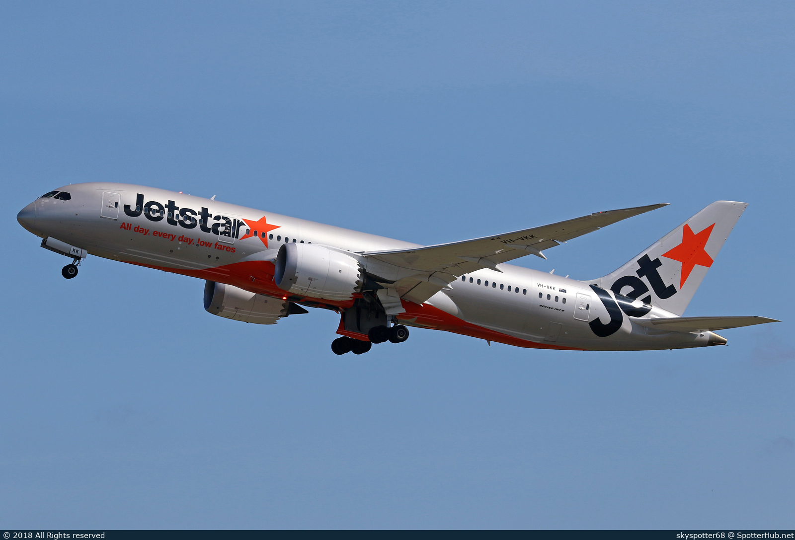 Photo of VH-VKK - Boeing 787-8 Dreamliner operated by Jetstar Airways