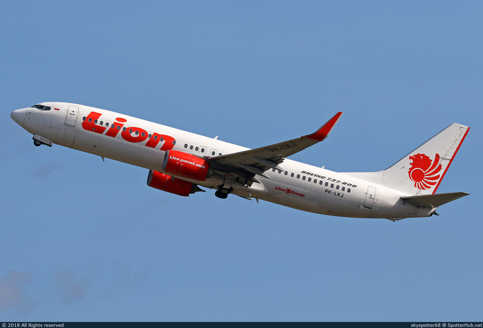 Photo of PK-LKJ - Boeing 737-8GP operated by Lion Air
