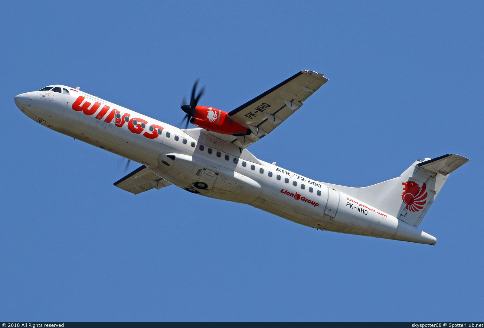 Photo of PK-WHQ - ATR 72-600 operated by Wings Air