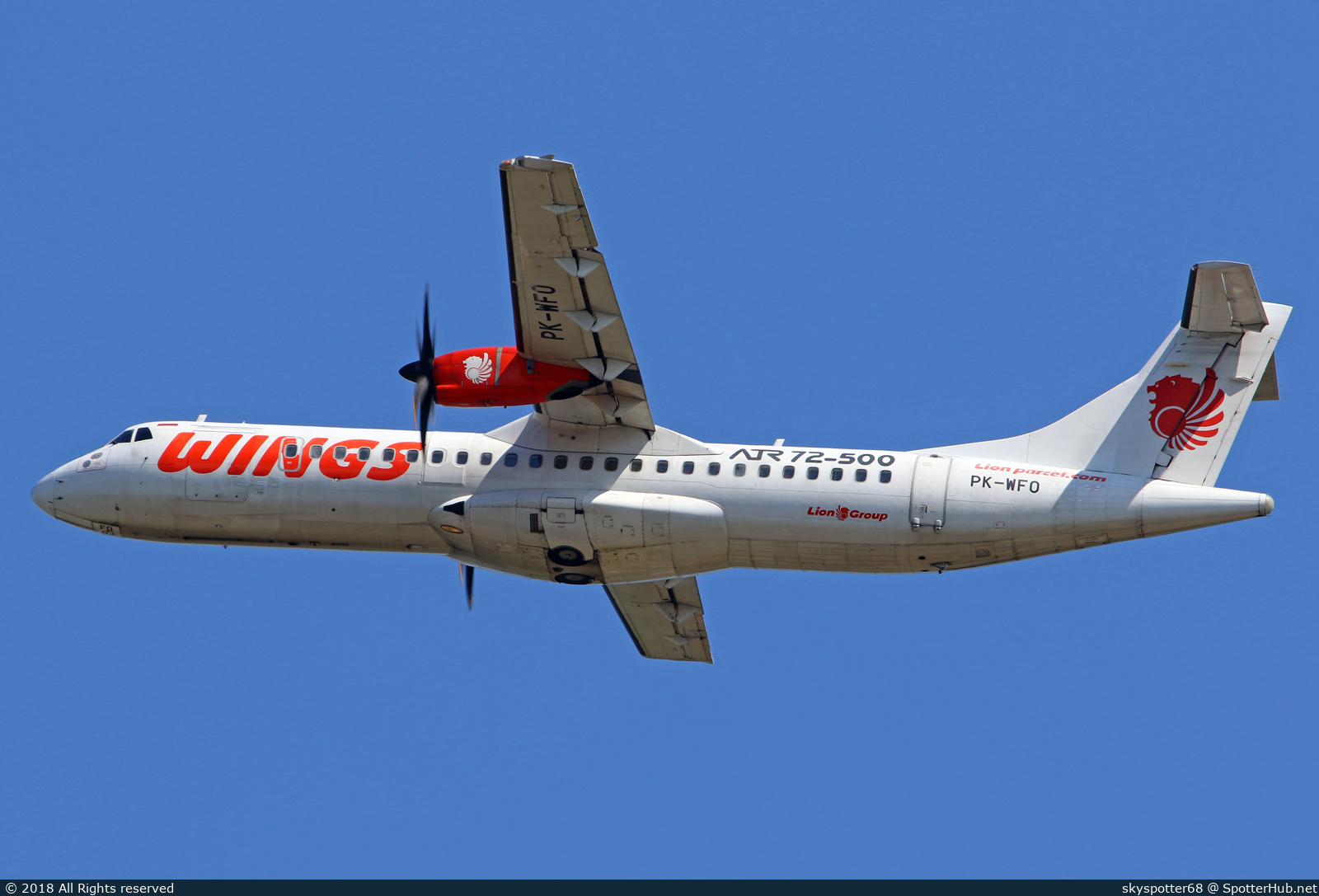 Photo of PK-WFO - ATR 72-500 operated by Wings Air