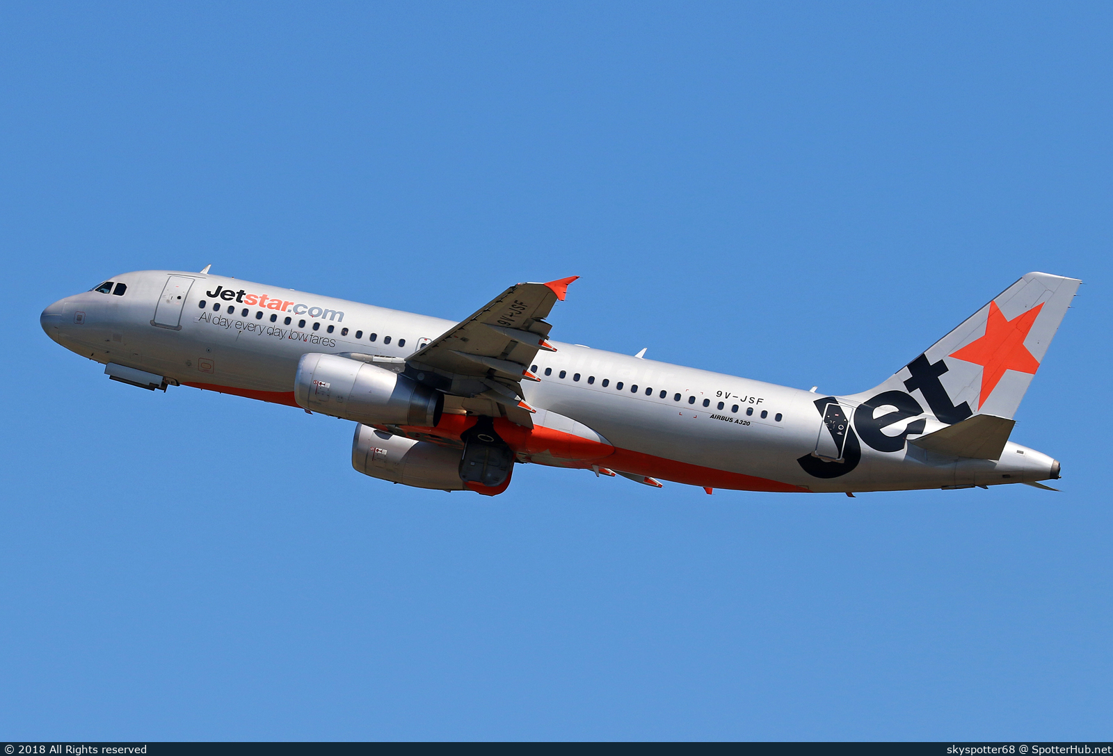 Photo of 9V-JSF - Airbus A320-232 operated by Jetstar Asia