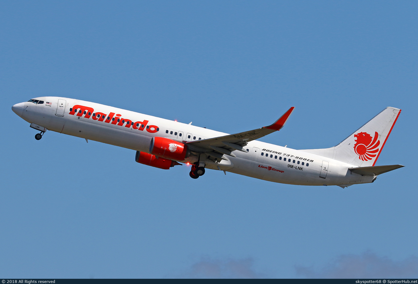 Photo of 9M-LNK - Boeing 737-9GP(ER) operated by Malindo Air