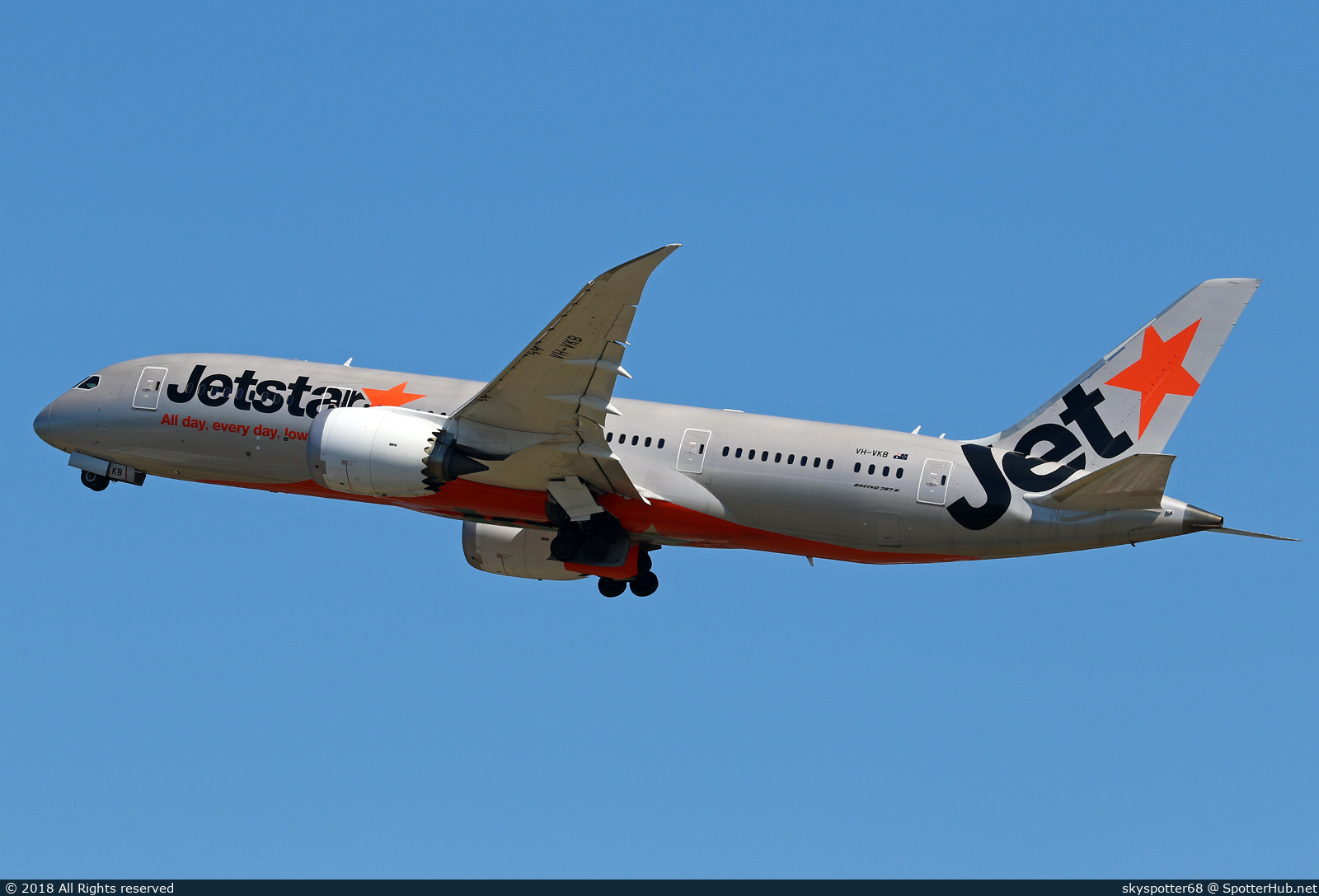 Photo of VH-VKB - Boeing 787-8 Dreamliner operated by Jetstar Airways