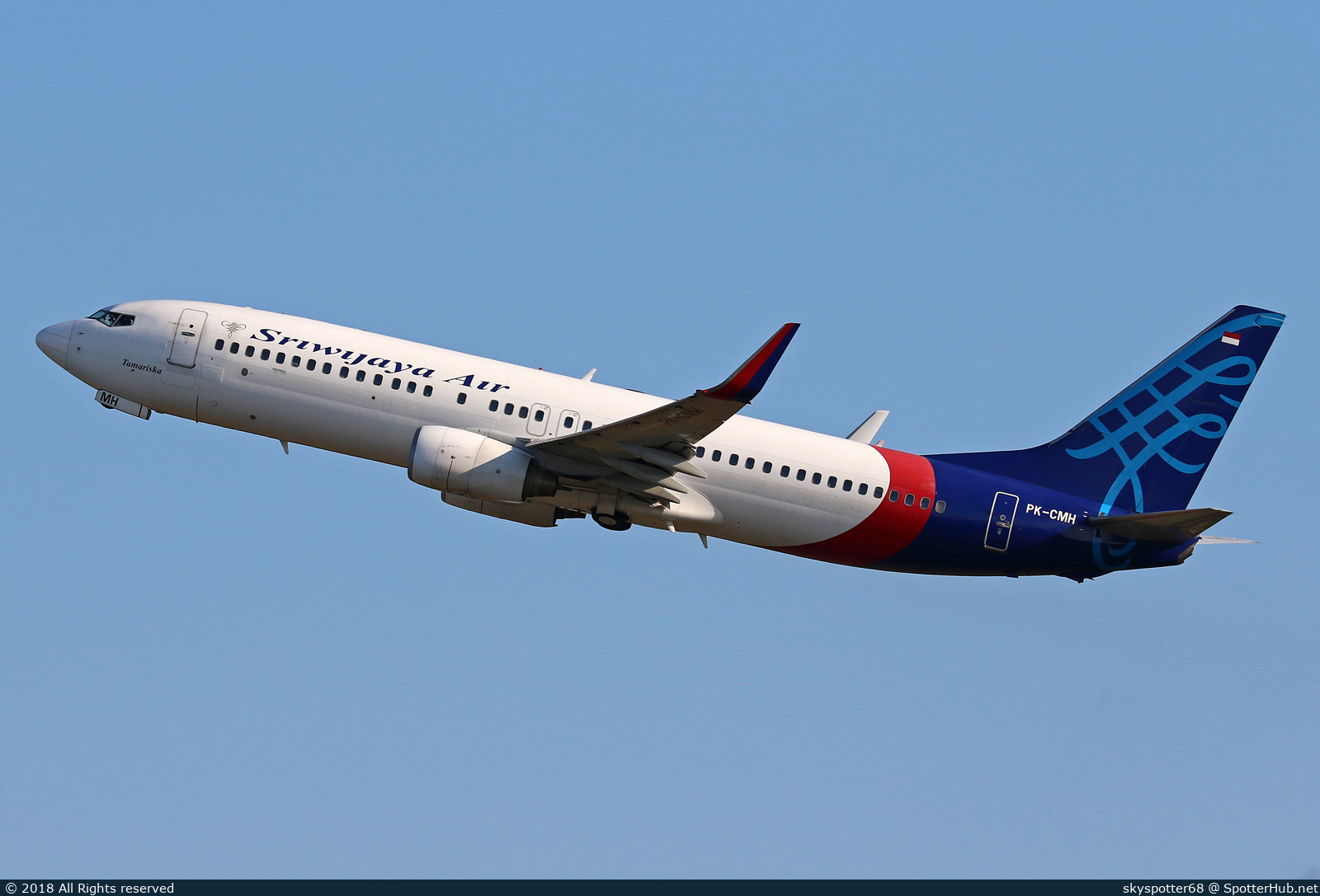 Photo of PK-CMH - Boeing 737-8Q8 operated by Sriwijaya Air