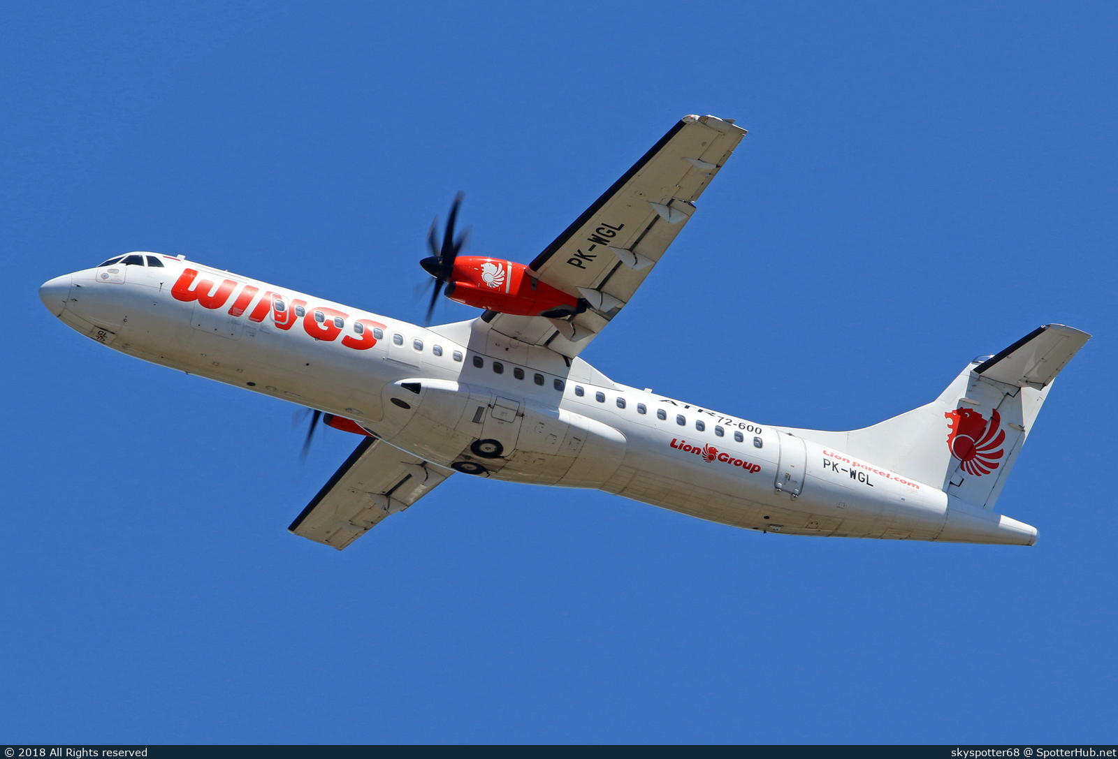 Photo of PK-WGL - ATR 72-600 operated by Wings Air