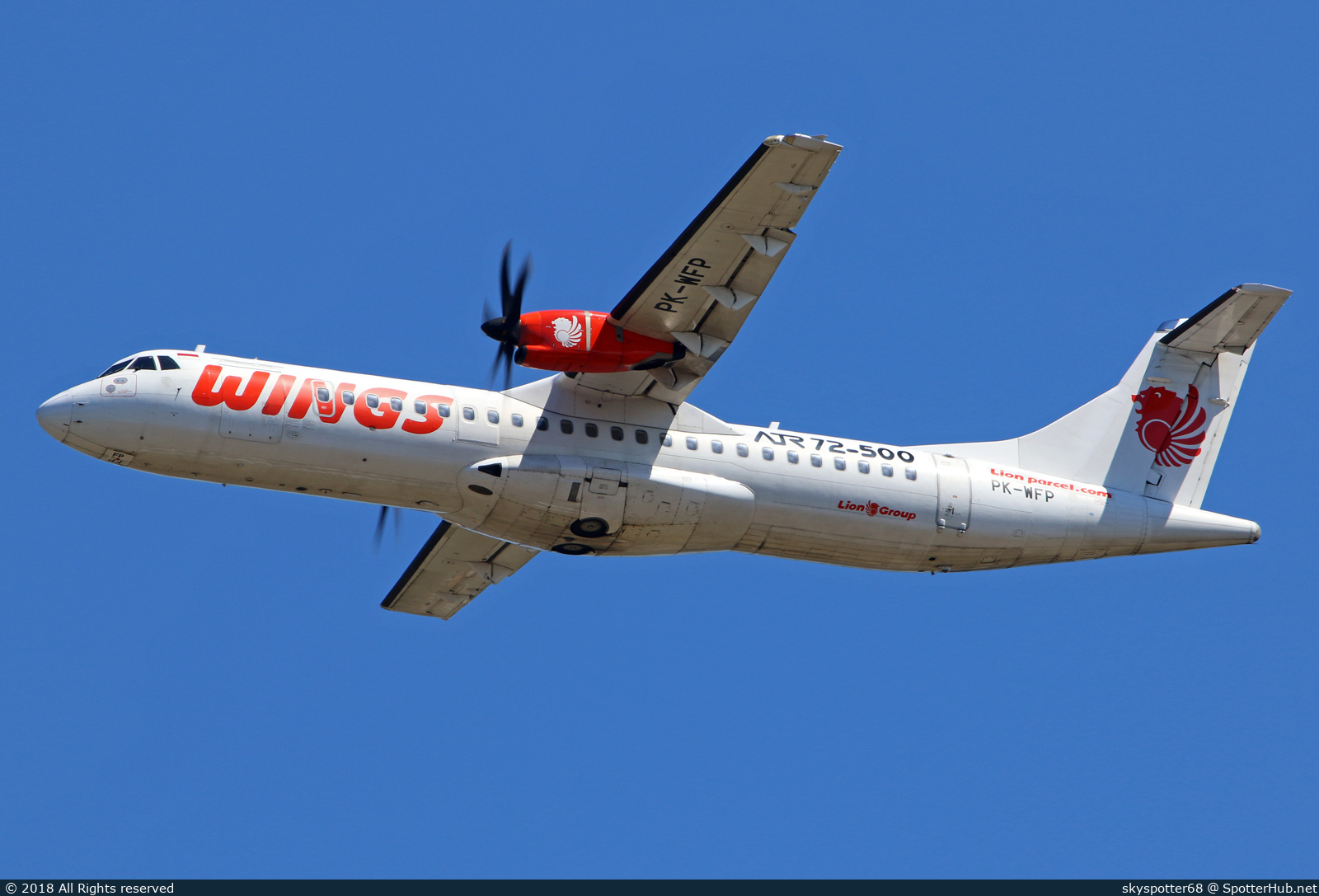 Photo of PK-WFP - ATR 72-500 operated by Wings Air