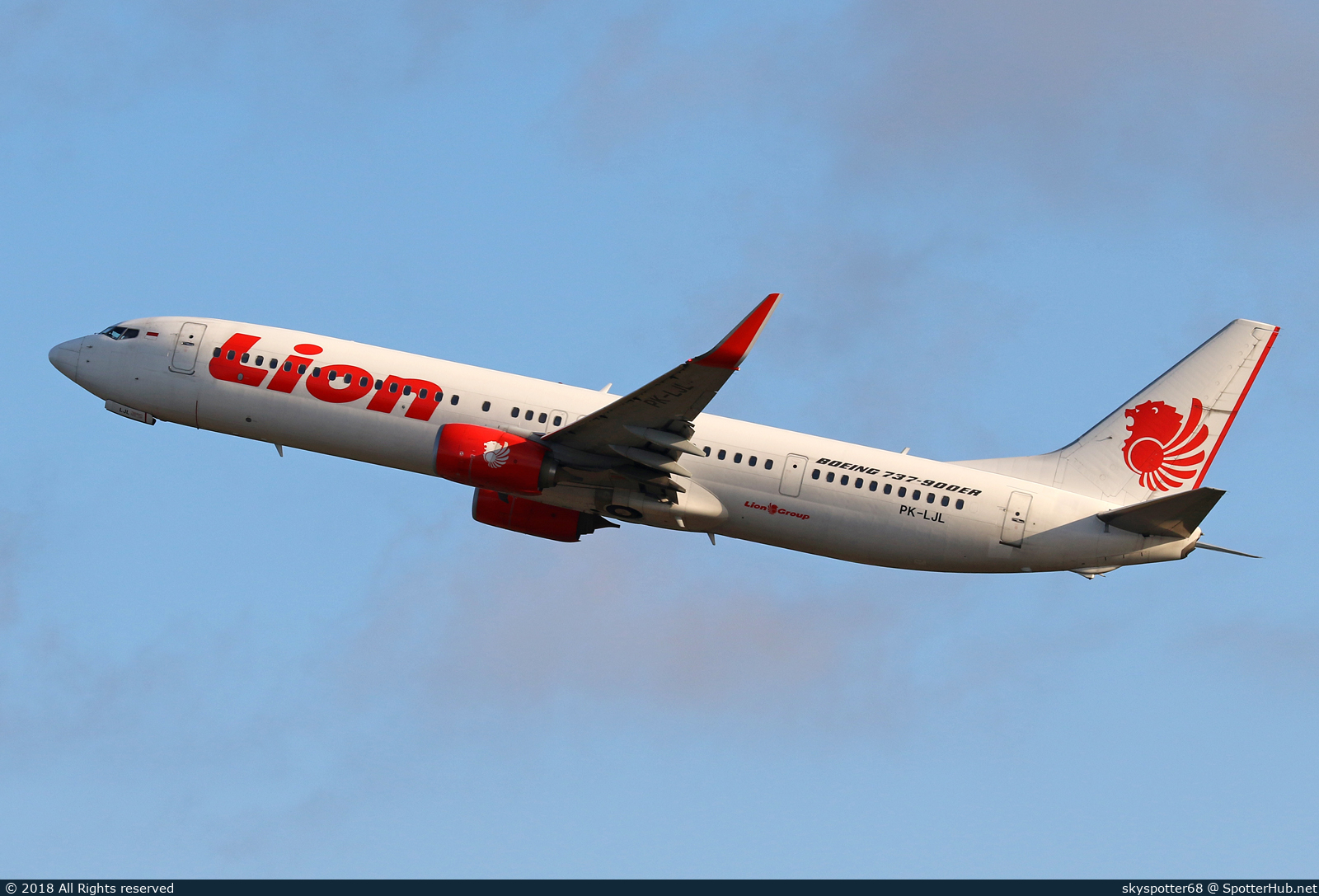 Photo of PK-LJL - Boeing 737-9GP(ER) operated by Lion Air