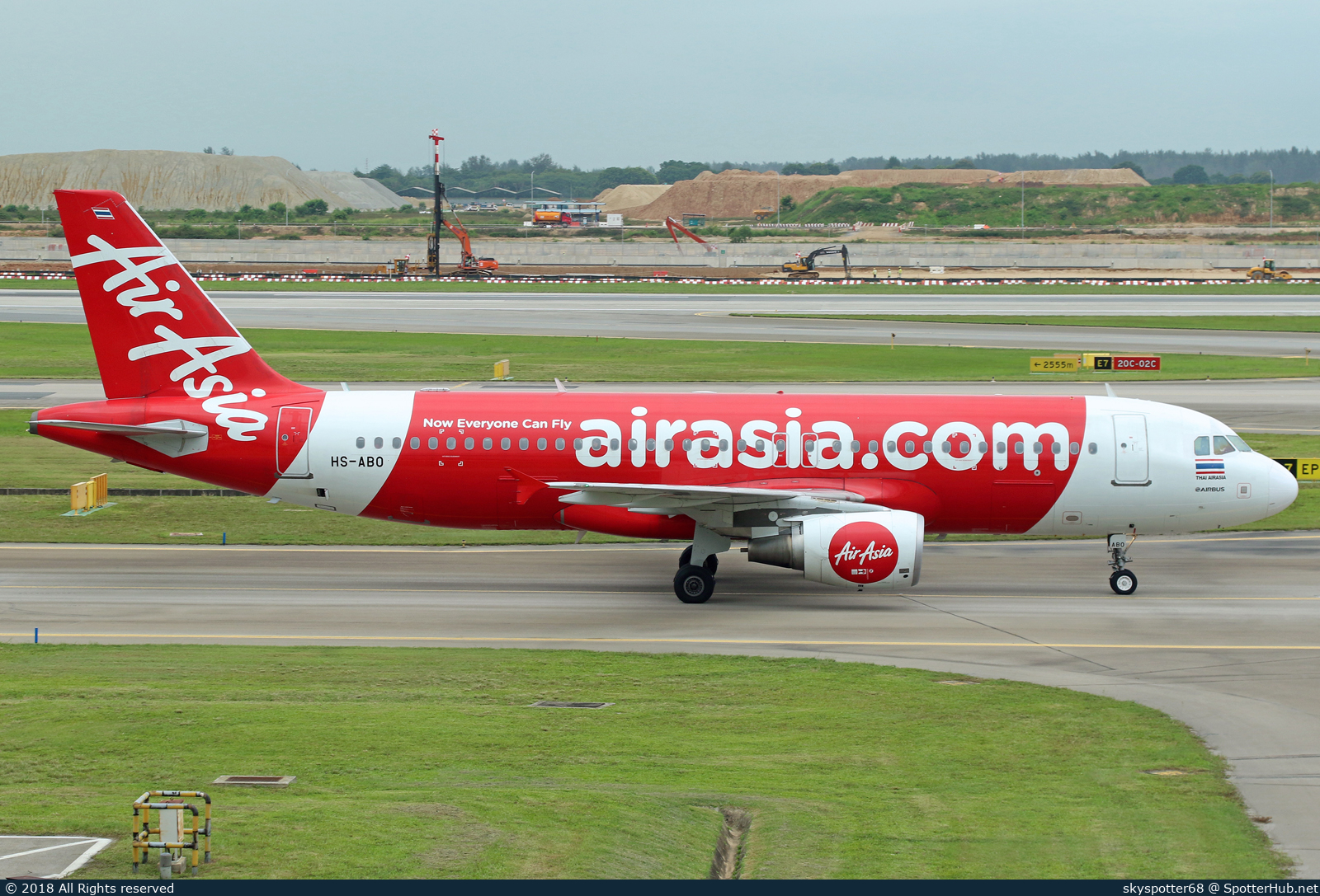 Photo of HS-ABO - Airbus A320-216 operated by Thai AirAsia