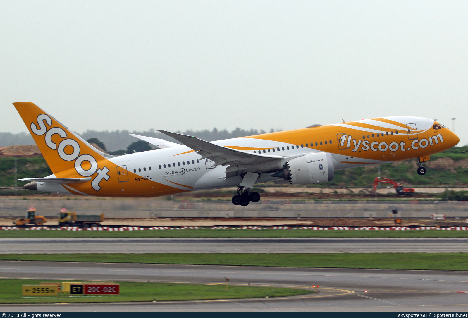 Photo of 9V-OFJ - Boeing 787-8 Dreamliner operated by Scoot