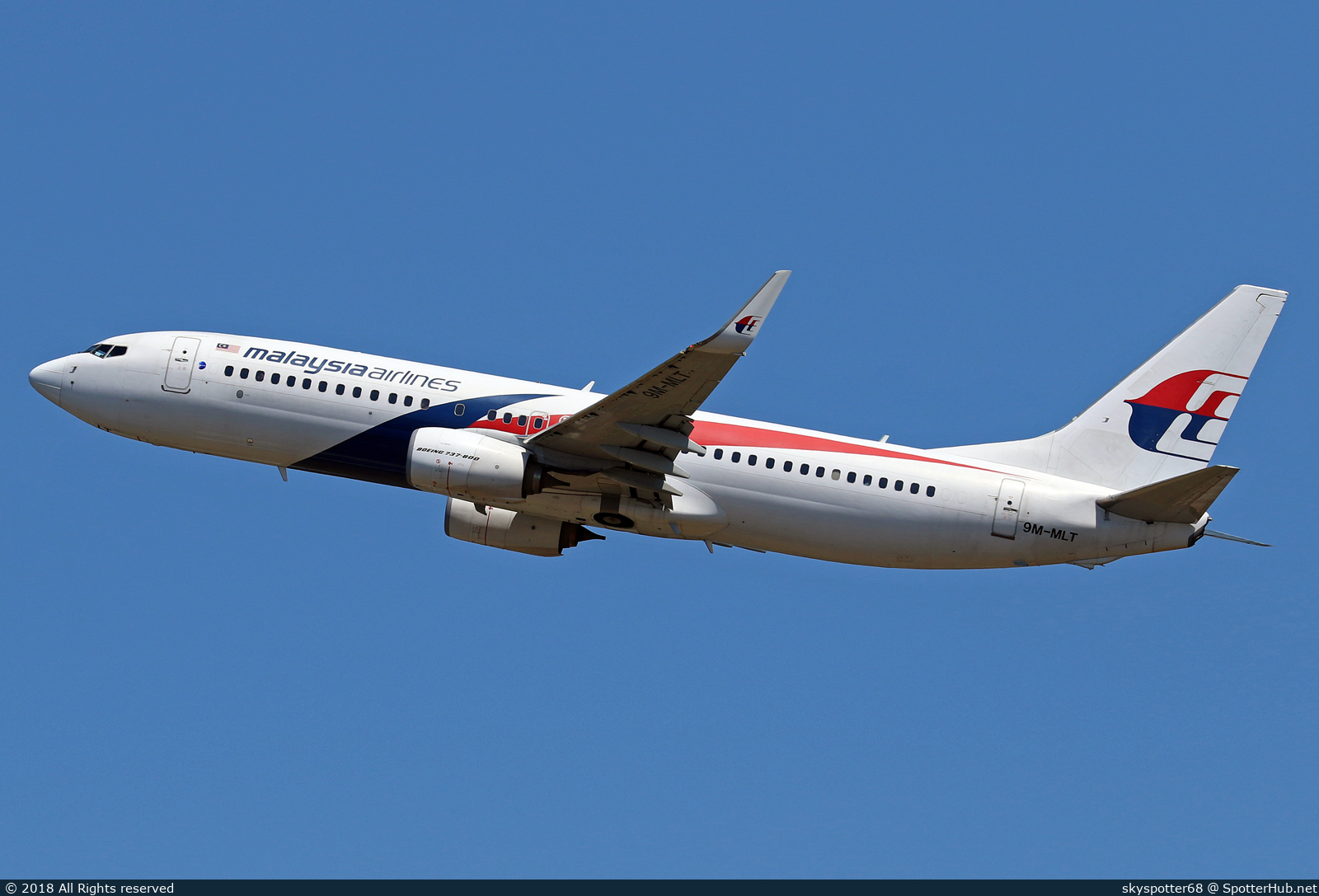 Photo of 9M-MLT - Boeing 737-8H6 operated by Malaysia Airlines