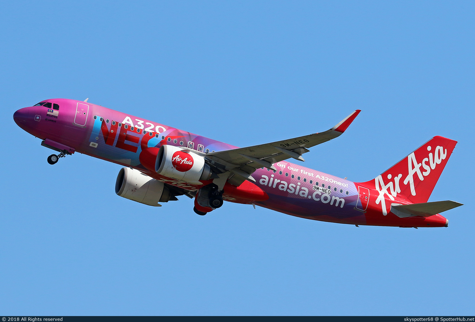 Photo of 9M-NEO - Airbus A320-251N operated by AirAsia