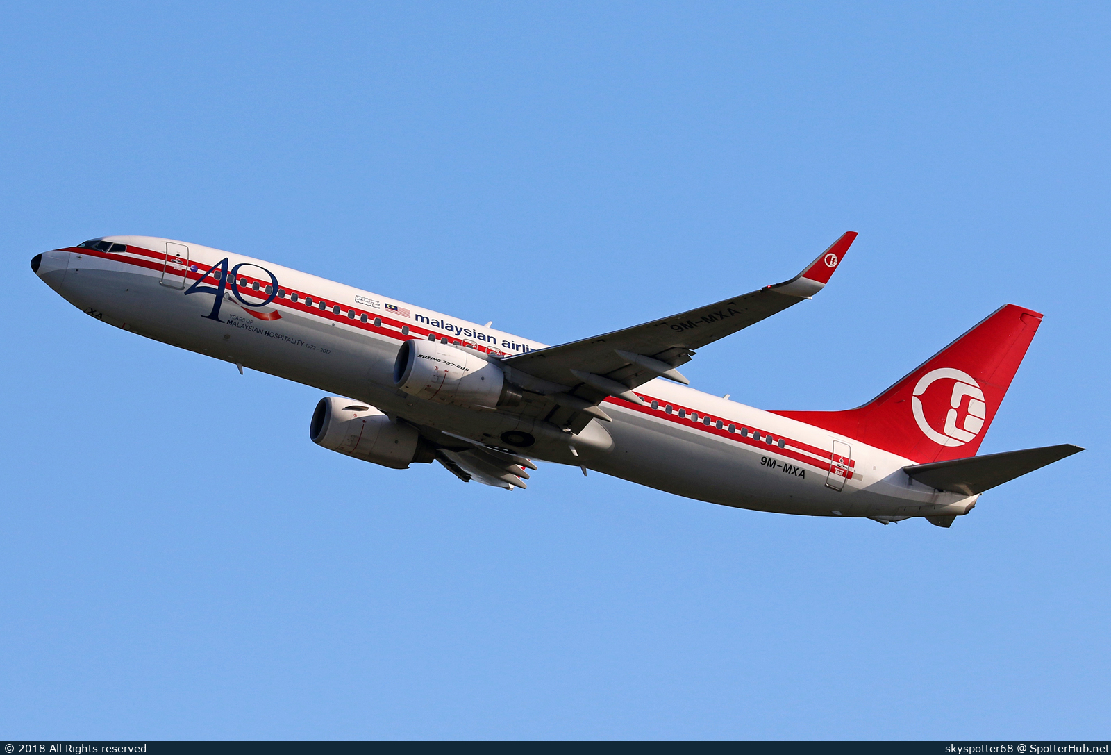 Photo of 9M-MXA - Boeing 737-8H6 operated by Malaysia Airlines