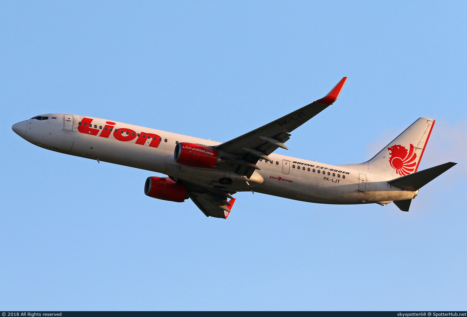 Photo of PK-LJT - Boeing 737-9GP(ER) operated by Lion Air