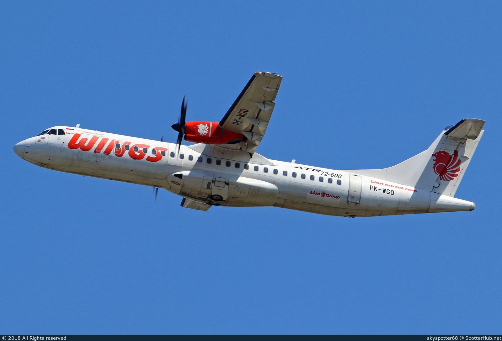 Photo of PK-WGO - ATR 72-600 operated by Wings Air