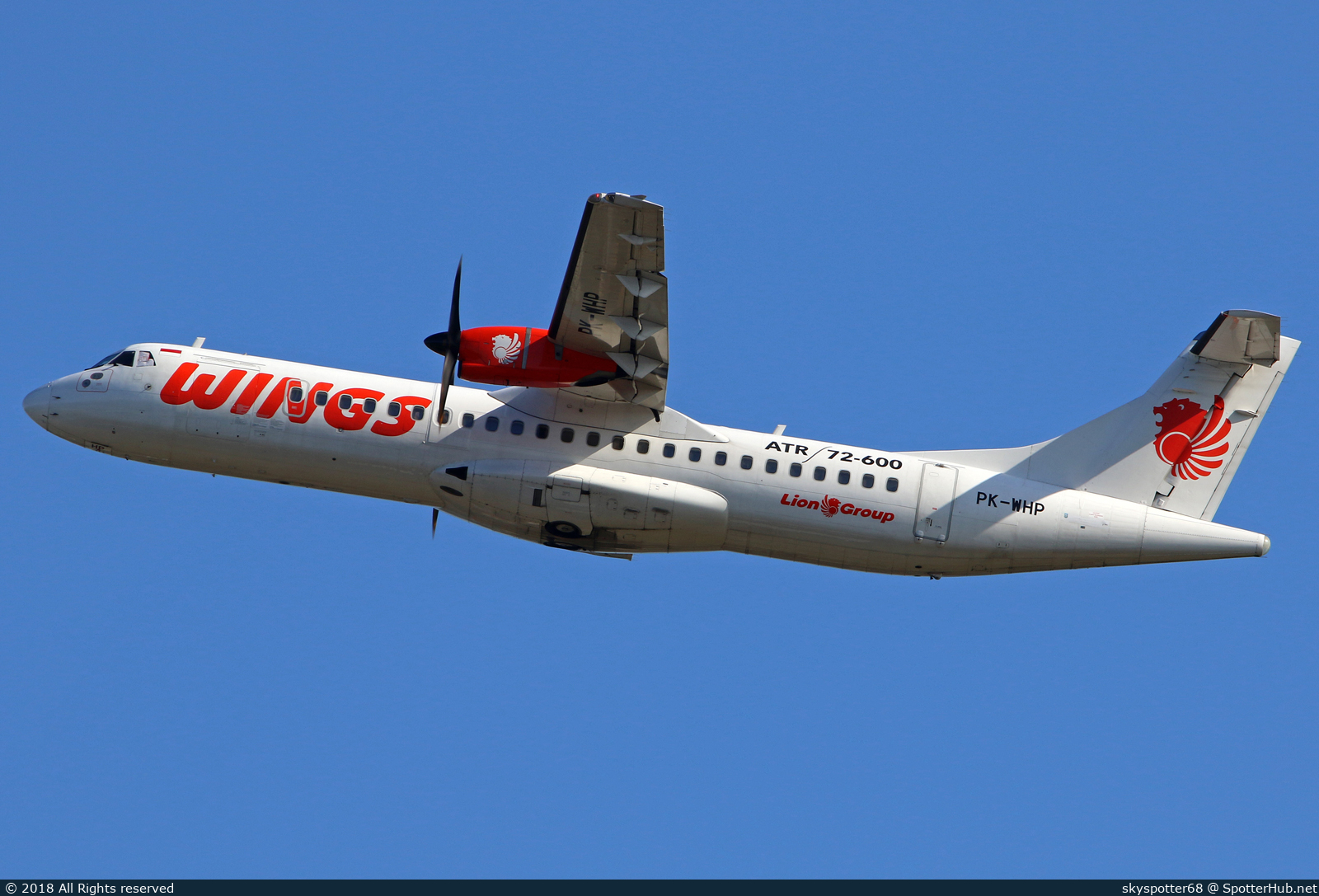 Photo of PK-WHP - ATR 72-600 operated by Wings Air