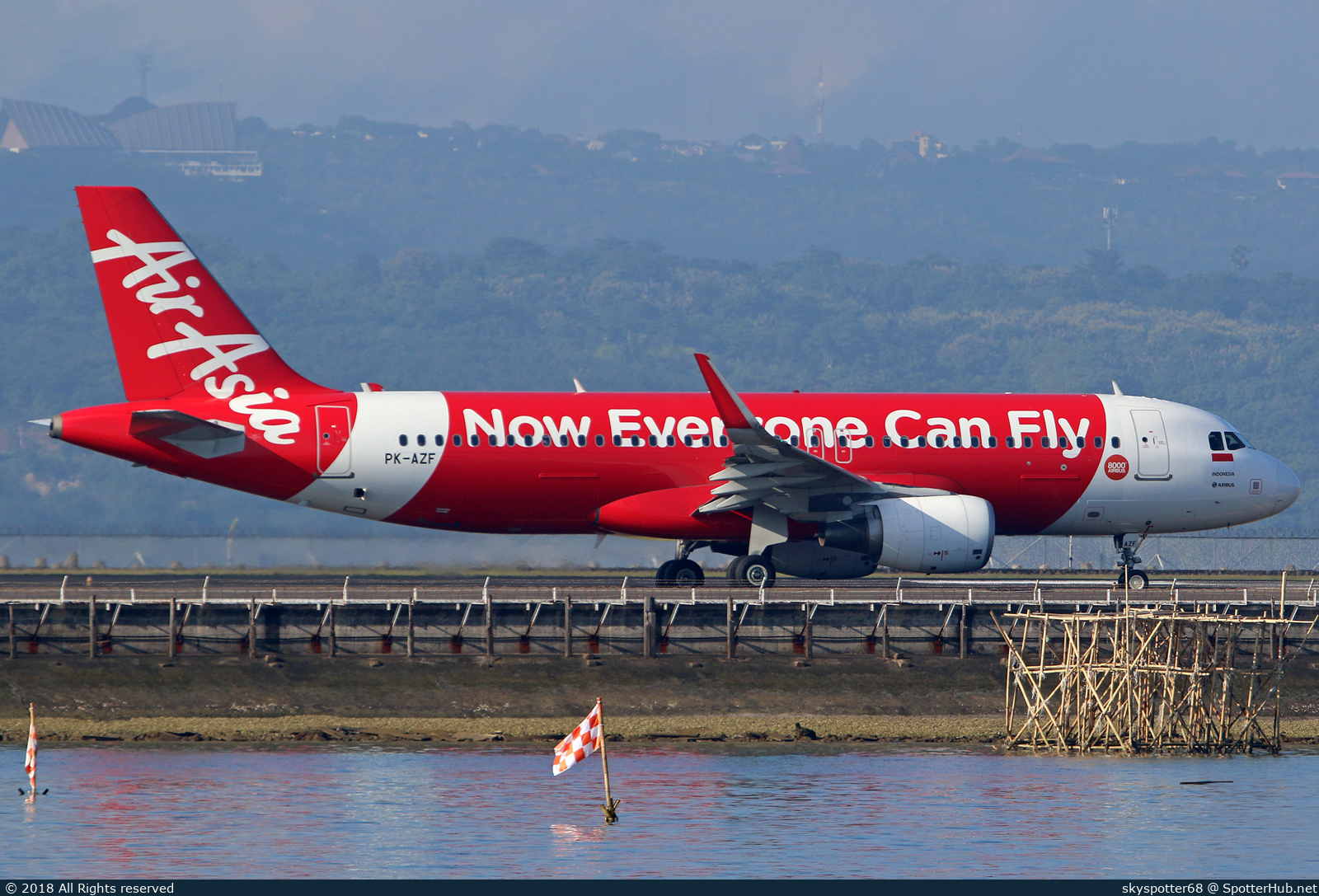 Photo of PK-AZF - Airbus A320-216 operated by Indonesia AirAsia