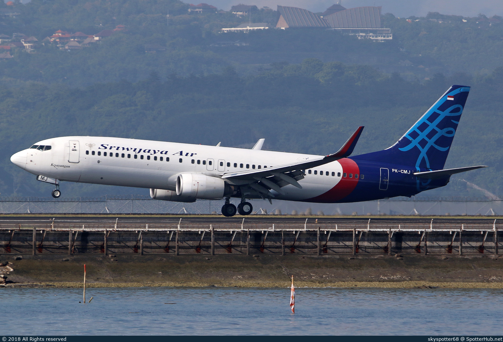 Photo of PK-CMJ - Boeing 737-85P operated by Sriwijaya Air
