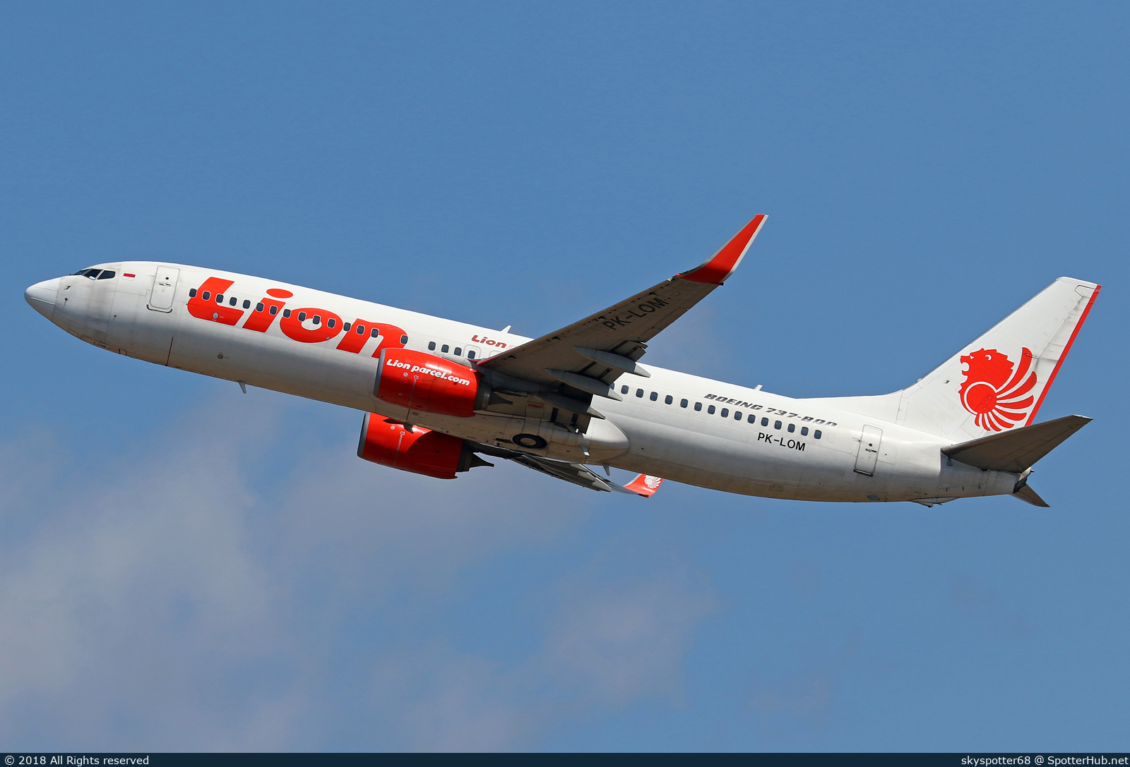 Photo of PK-LOM - Boeing 737-8GP operated by Lion Air