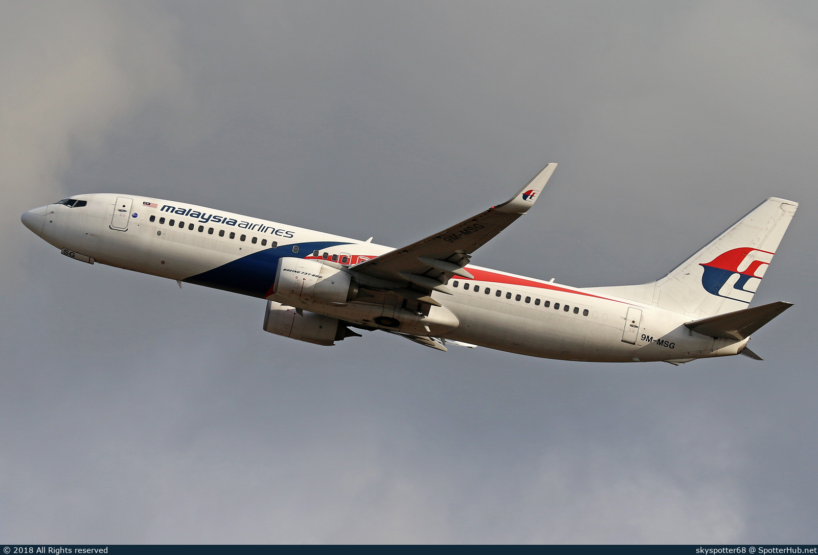 Photo of 9M-MSG - Boeing 737-8H6 operated by Malaysia Airlines