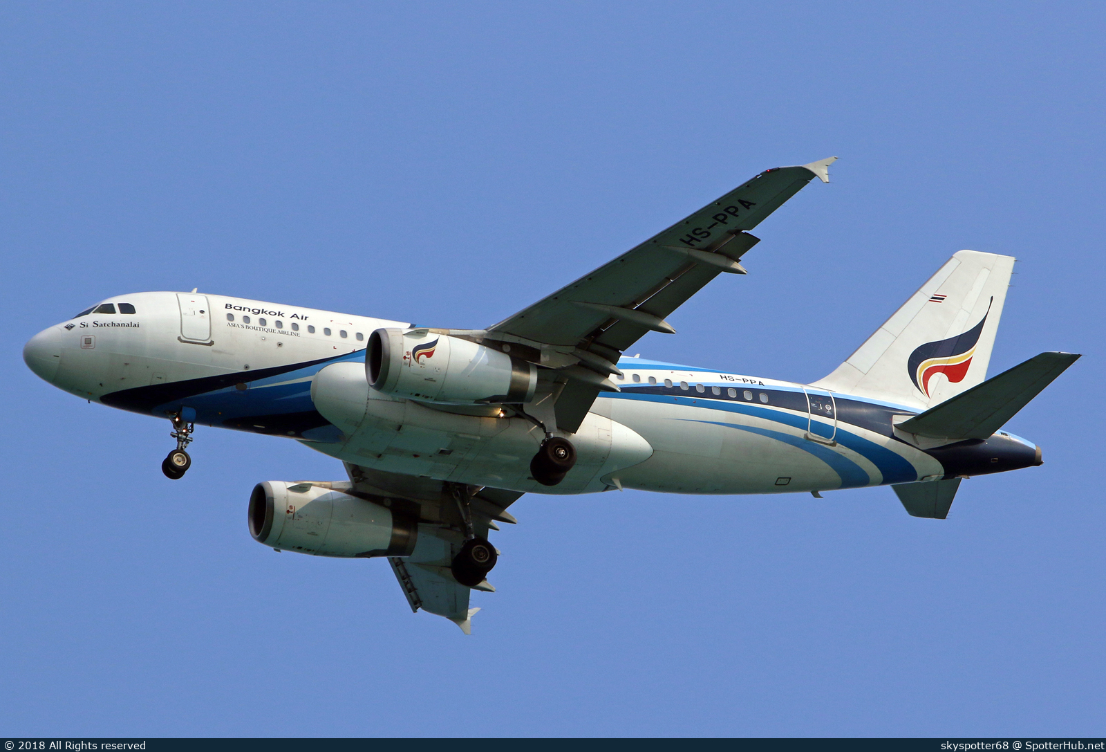 Photo of HS-PPA - Airbus A319-132 operated by Bangkok Airways