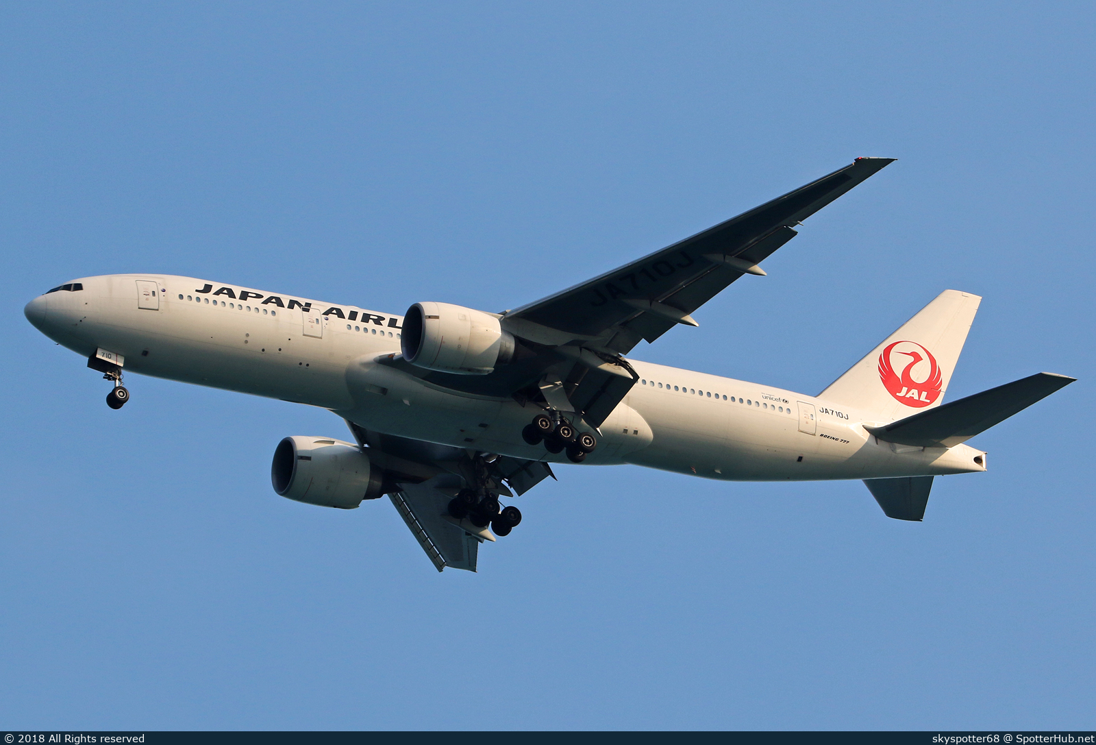 Photo of JA710J - Boeing 777-246(ER) operated by Japan Airlines