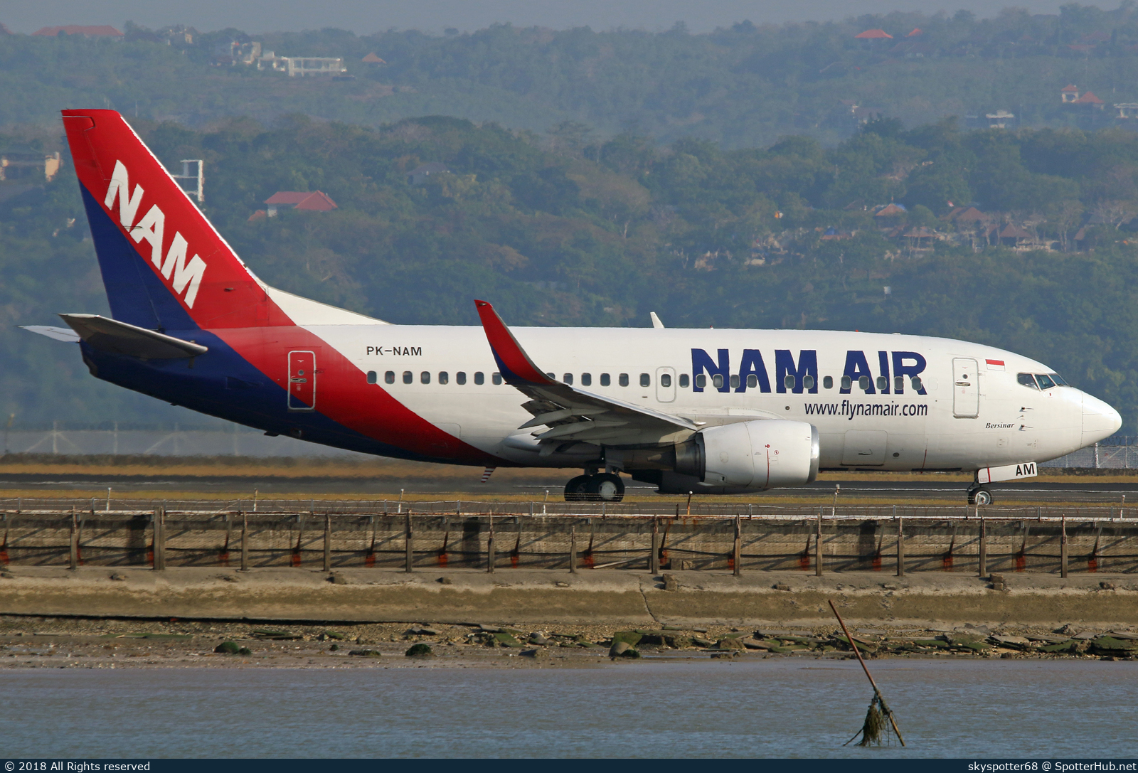 Photo of PK-NAM - Boeing 737-524 operated by NAM Air