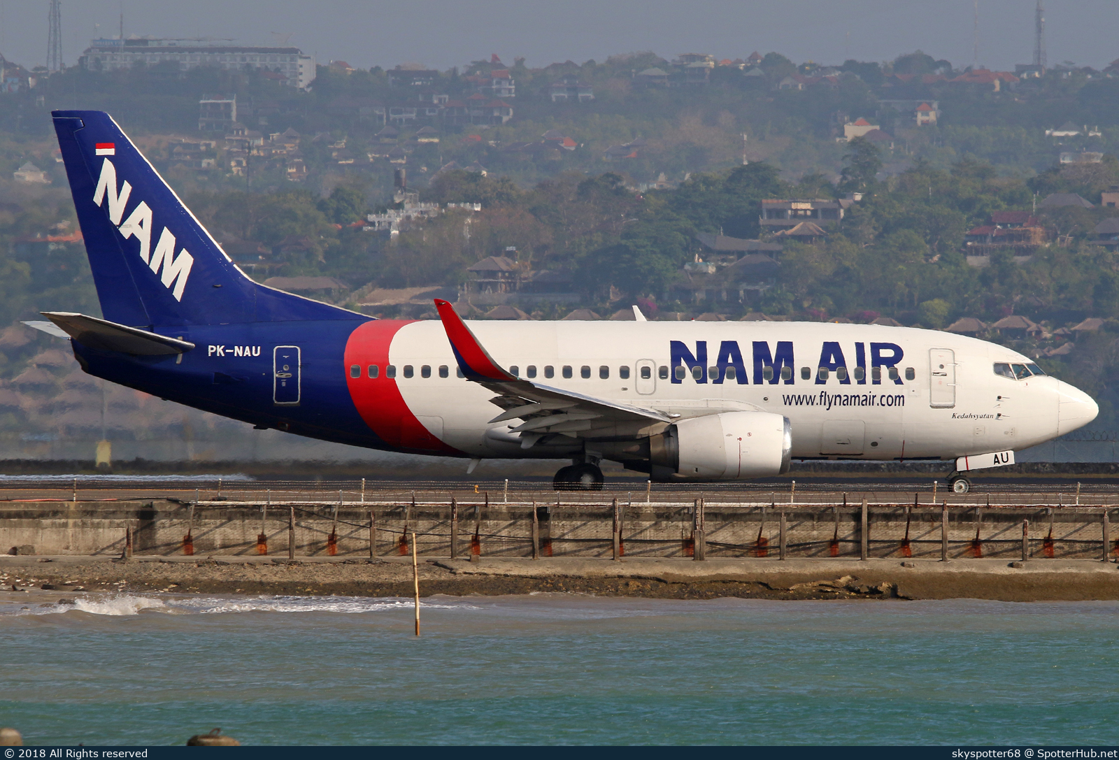 Photo of PK-NAU - Boeing 737-524 operated by NAM Air
