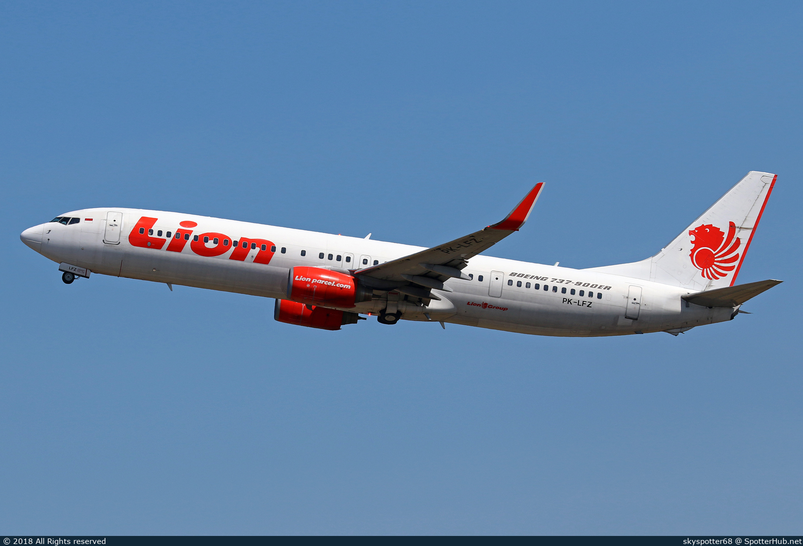 Photo of PK-LFZ - Boeing 737-9GP(ER) operated by Lion Air