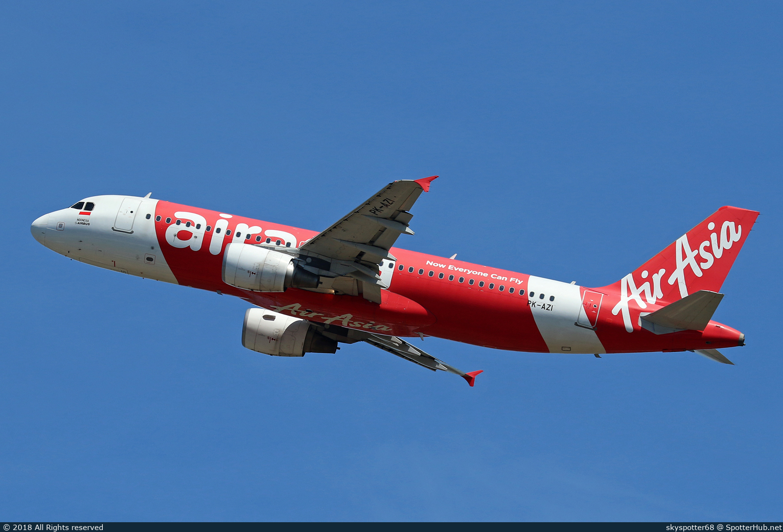 Photo of PK-AZI - Airbus A320-214 operated by Indonesia AirAsia