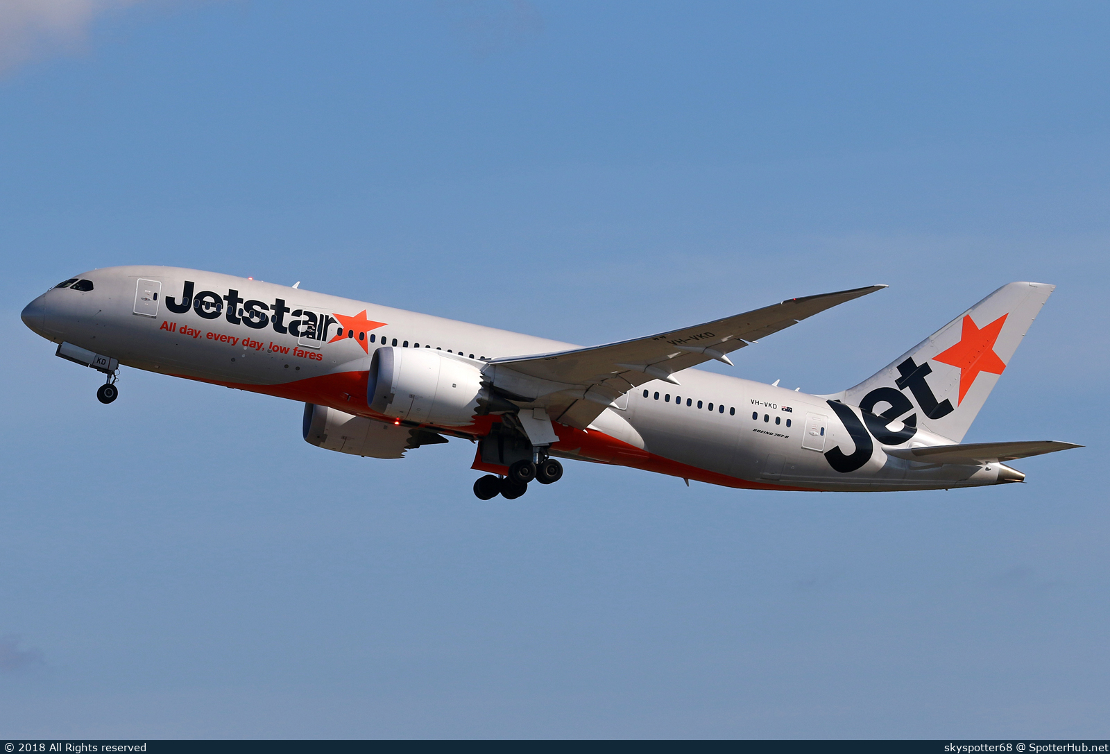 Photo of VH-VKD - Boeing 787-8 Dreamliner operated by Jetstar Airways